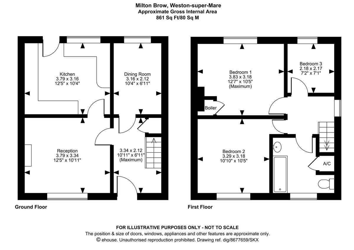 Milton Brow, Weston-Super-Mare floorplan