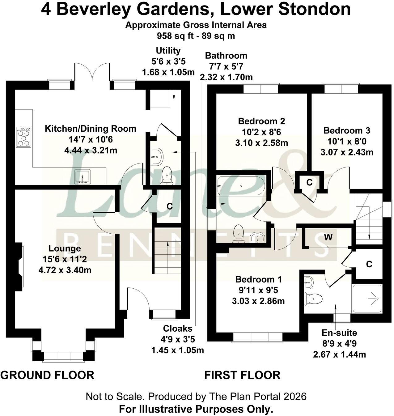 Beverley Gardens, Lower Stondon, Henlow, SG16 floorplan