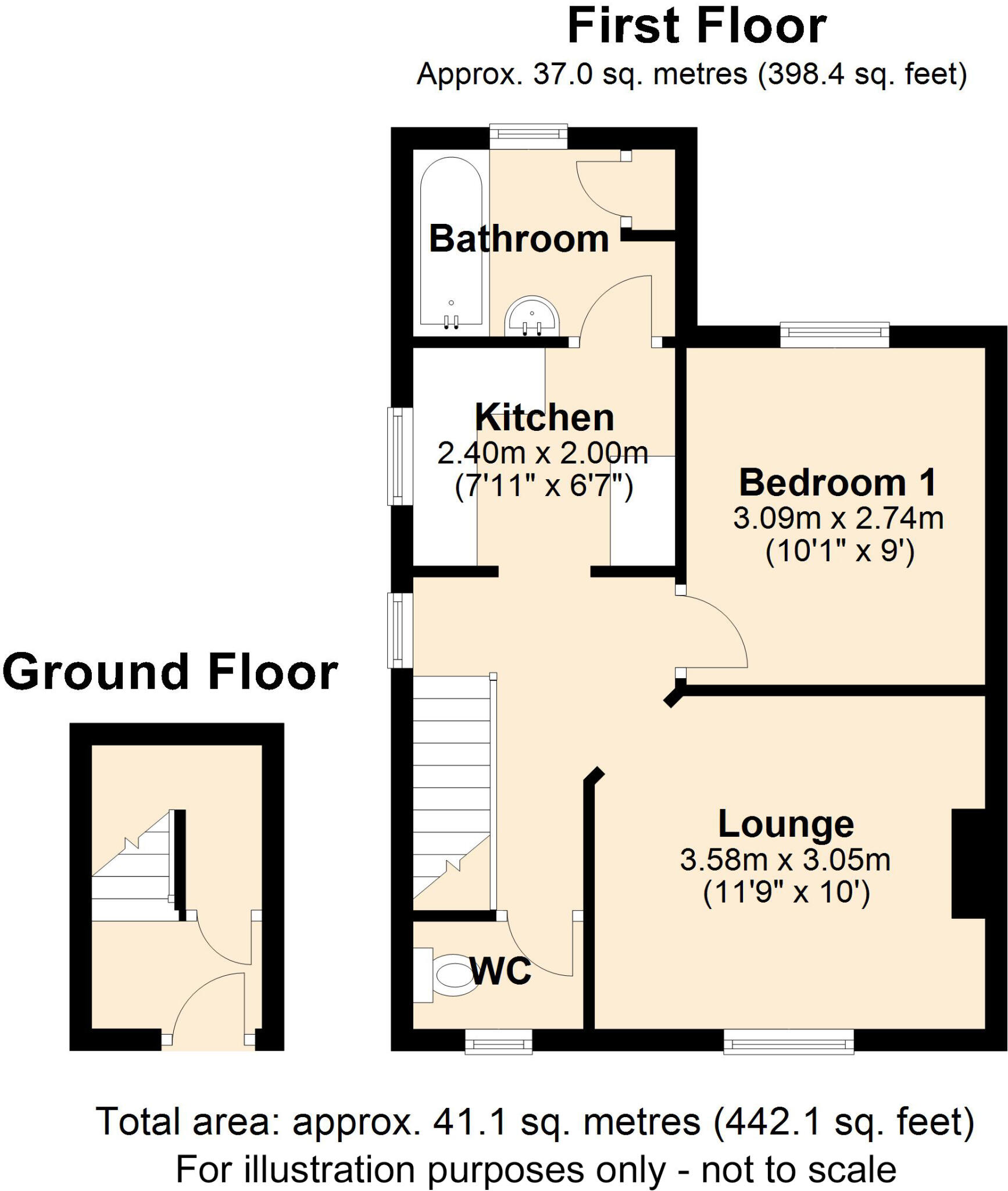 Matson, Ipswich, IP1 floorplan