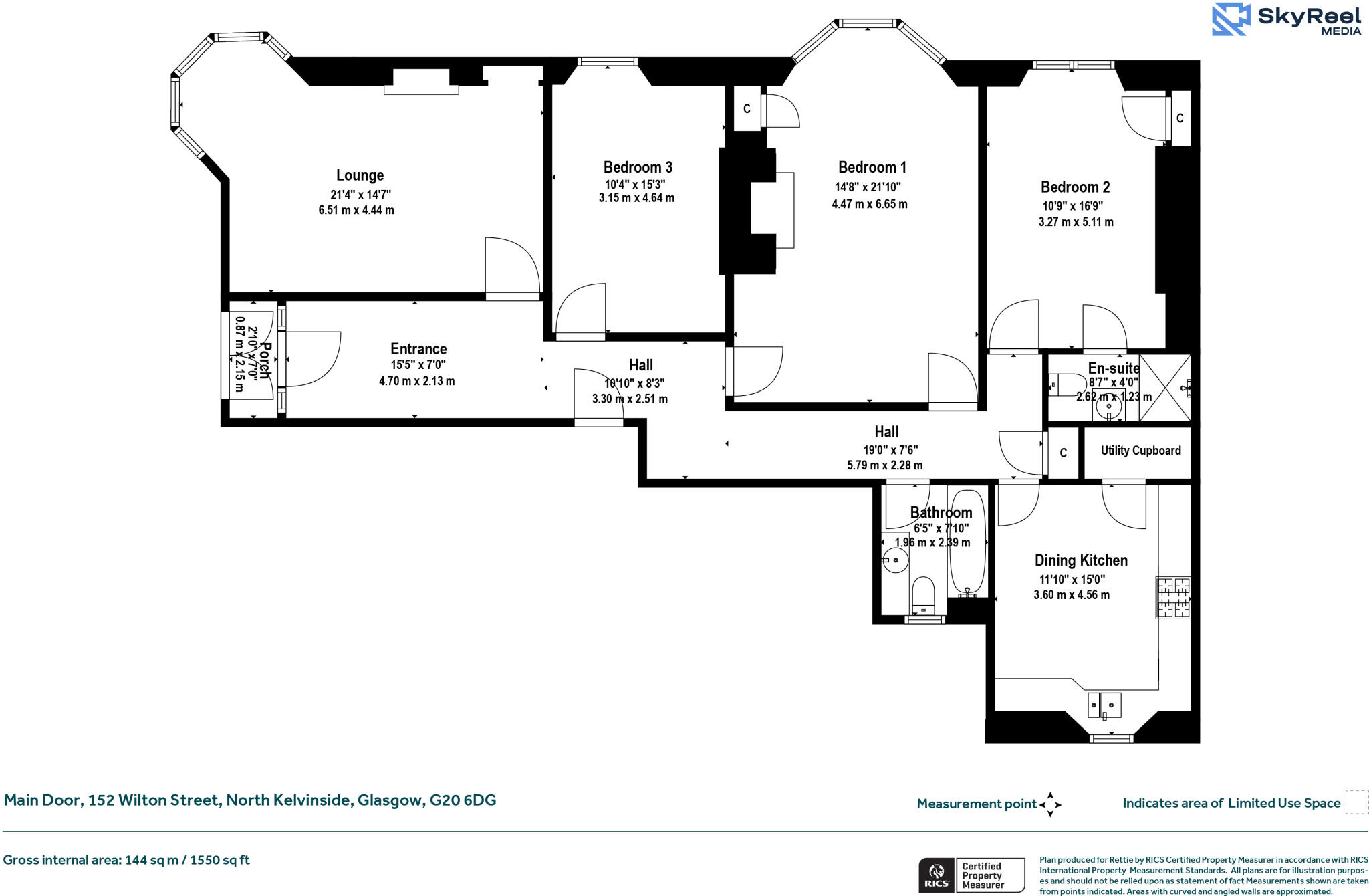 Wilton Street, North Kelvinside, Glasgow floorplan