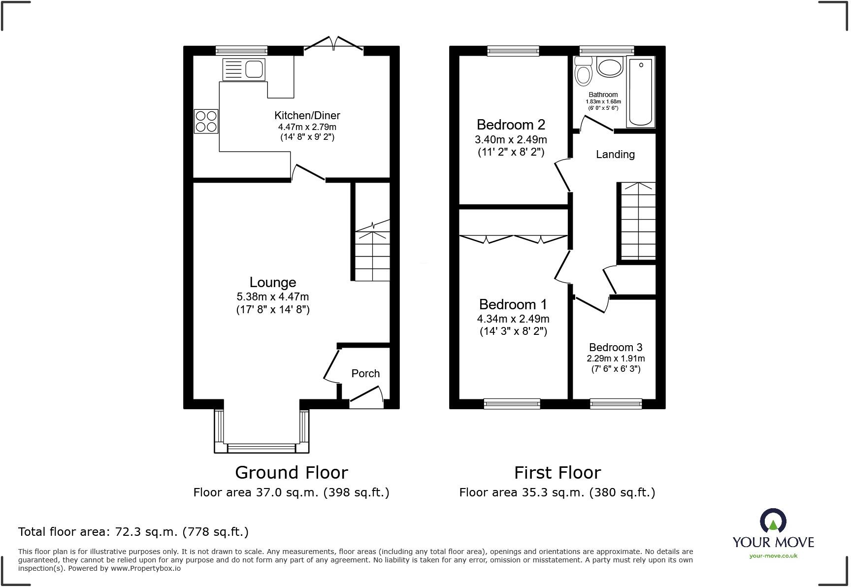 Windsor Avenue, Groby, Leicester, Leicestershire, LE6 floorplan