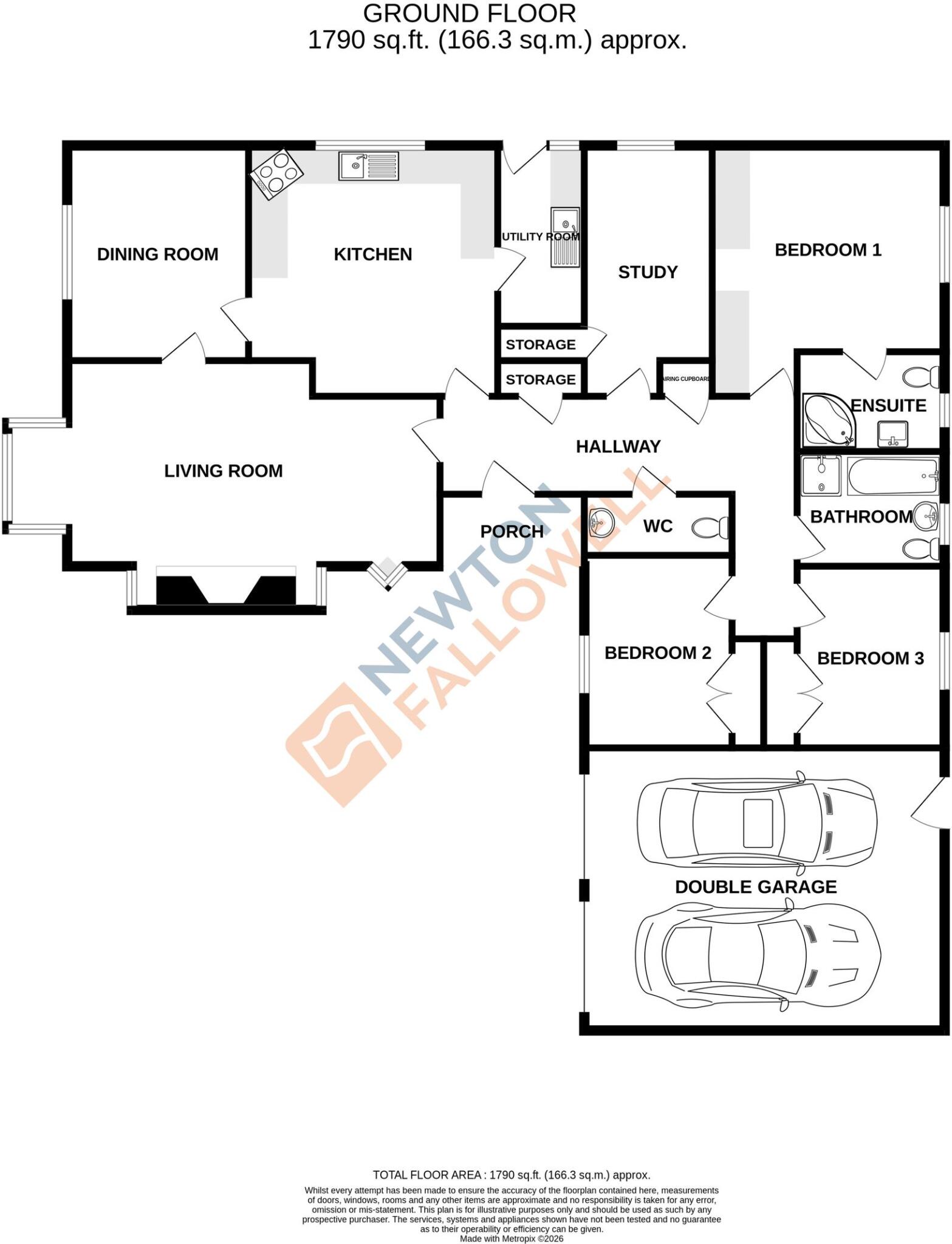 Cumberland Gardens, Castle Bytham, NG33 floorplan