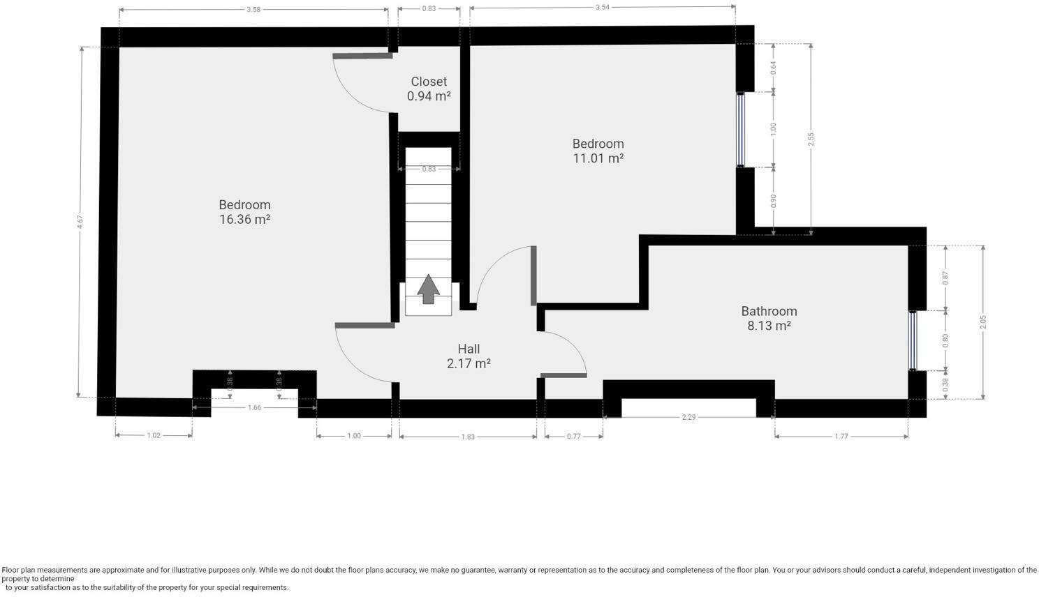 27/28 - Portland Street - Student House floorplan