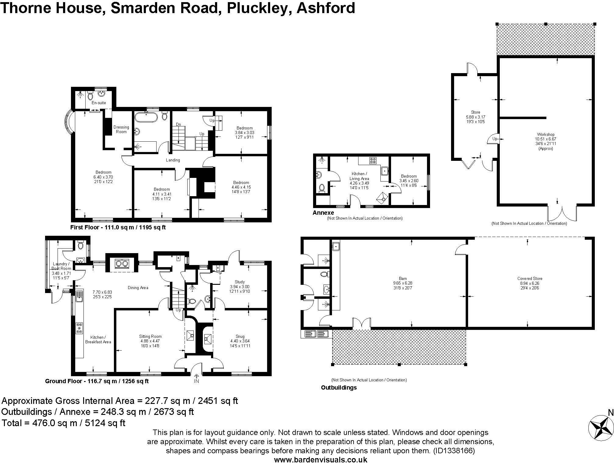 Smarden Road, Pluckley, Ashford, Kent, TN27 floorplan