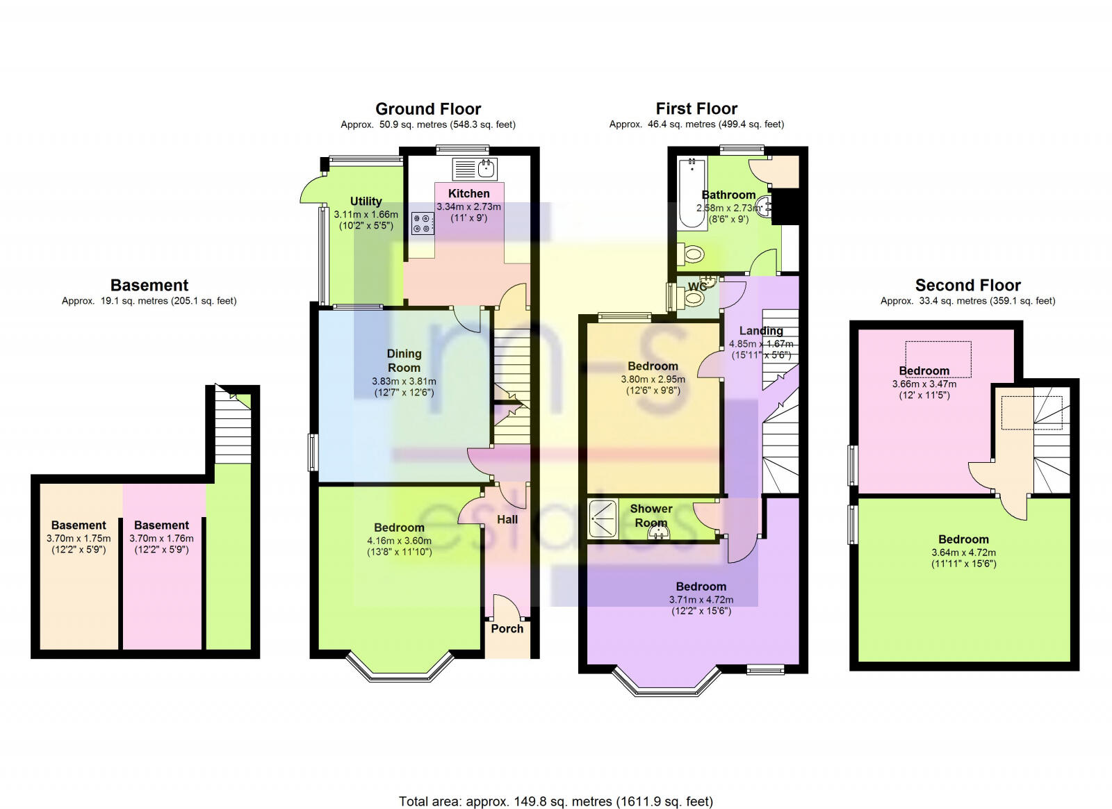 Devonshire Promenade, Lenton, Nottingham, NG7 2DS floorplan