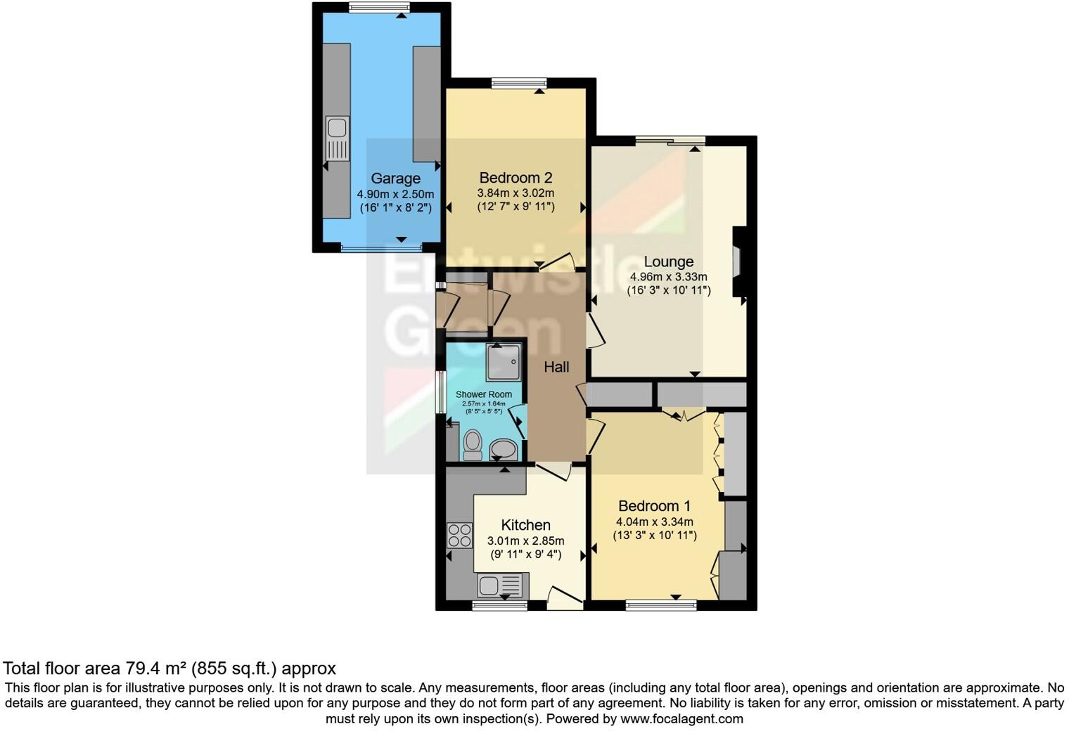 Ripon Place, Heysham, Morecambe, Lancashire, LA3 floorplan