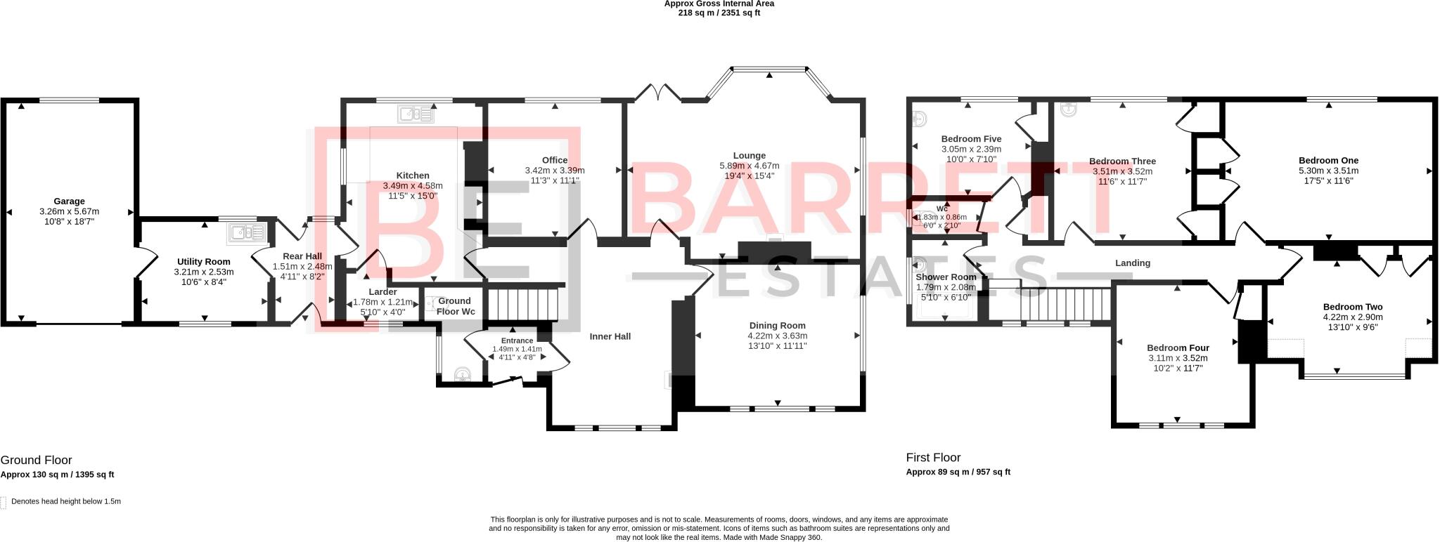 Church Lane, Doddinghurst, Brentwood, Essex, CM15 floorplan