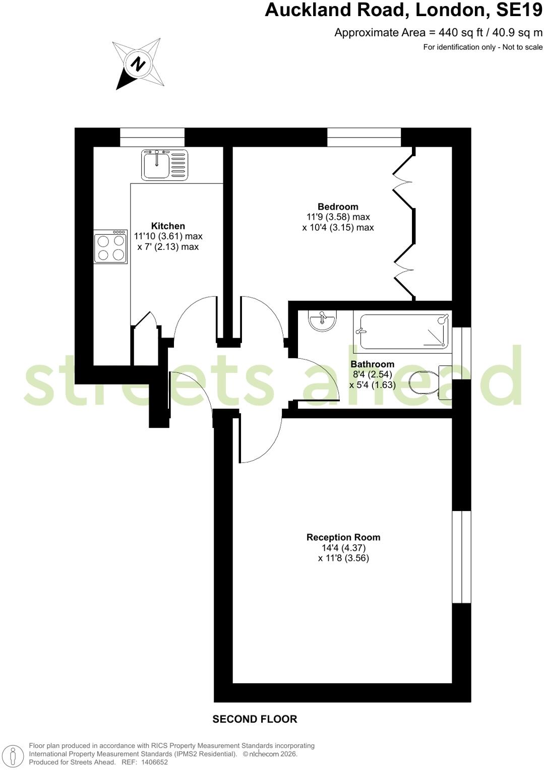 Auckland Road, London, SE19 floorplan