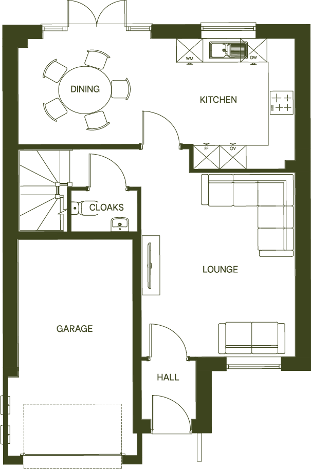 Well Street,
Buckley,
CH7 floorplan