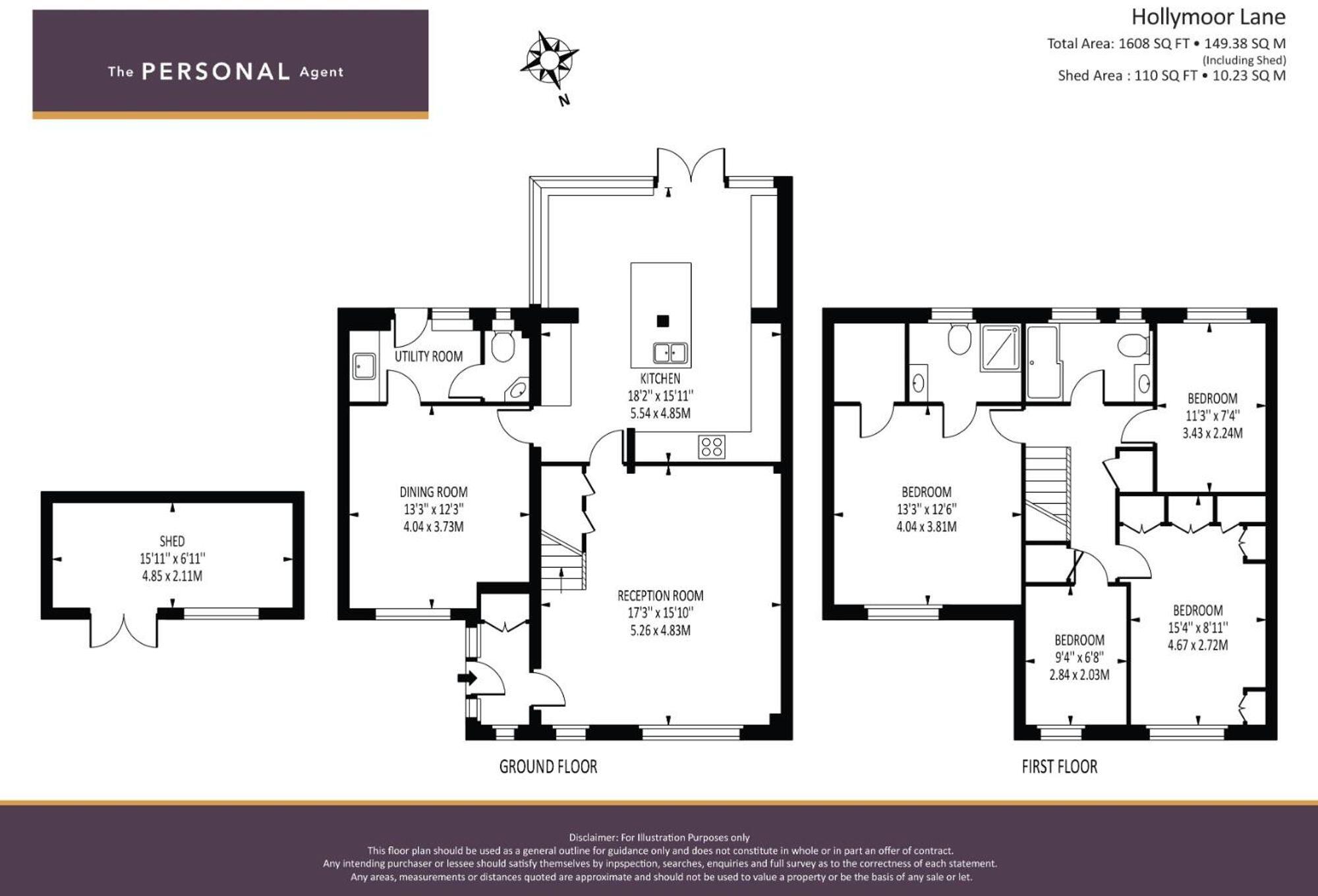 Hollymoor Lane, Epsom, KT19 floorplan