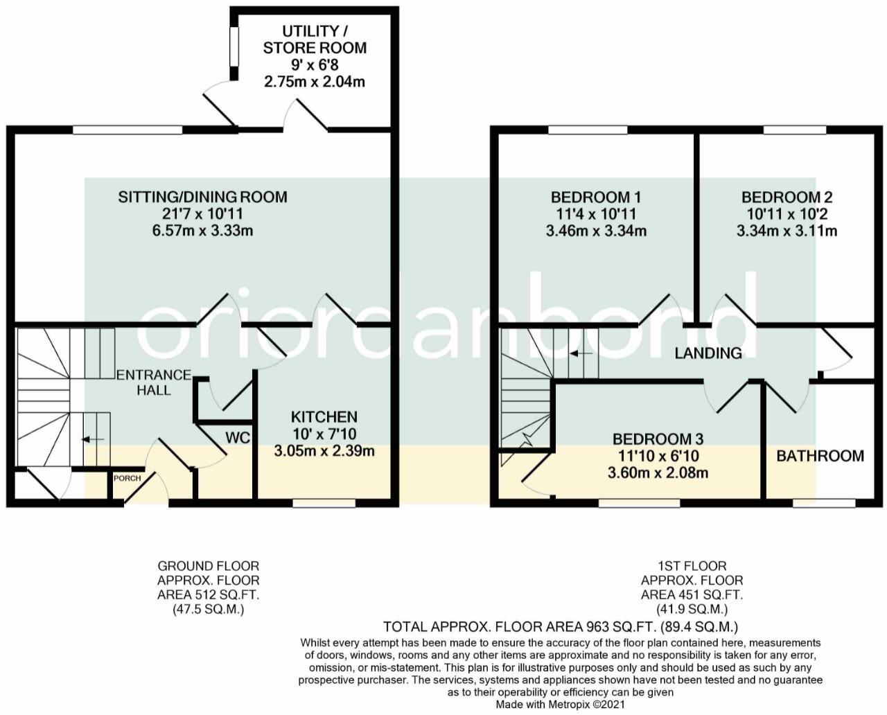 Ragsdale Walk, Thorplands Brook, Northampton NN3 floorplan