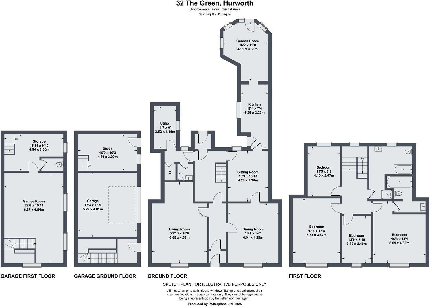 32 The Green, Hurworth, Darlington floorplan