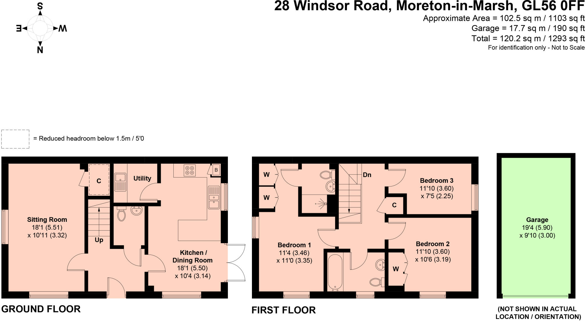 Windsor Road, Moreton-in-Marsh, Gloucestershire, GL56 floorplan