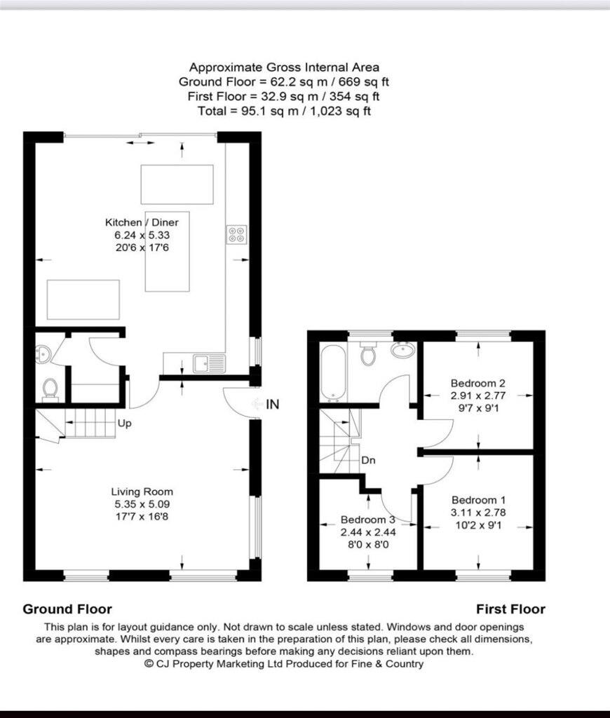 Tassell Hall, Redbourn, AL3 floorplan