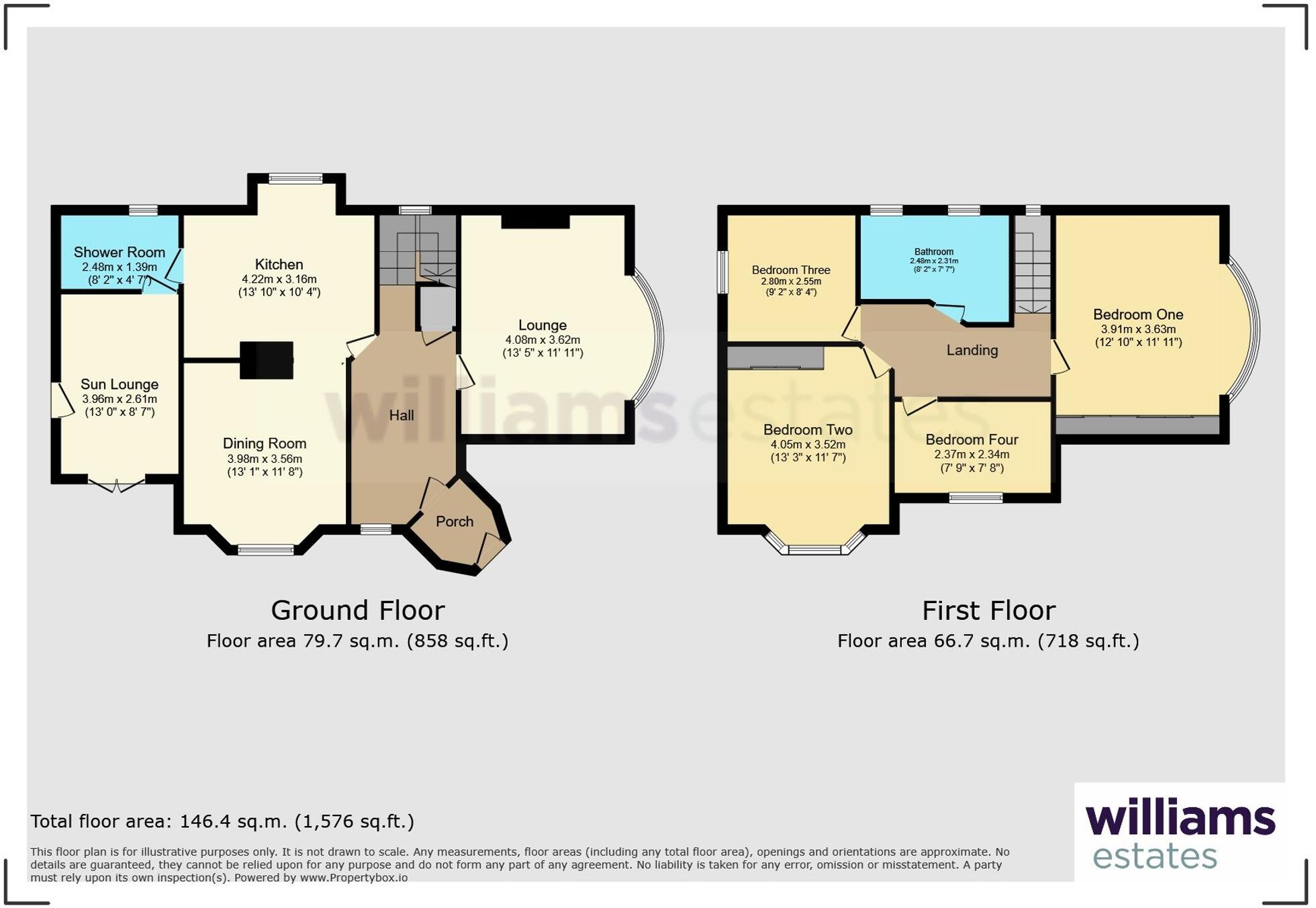 Grosvenor Road, Prestatyn, LL19 floorplan