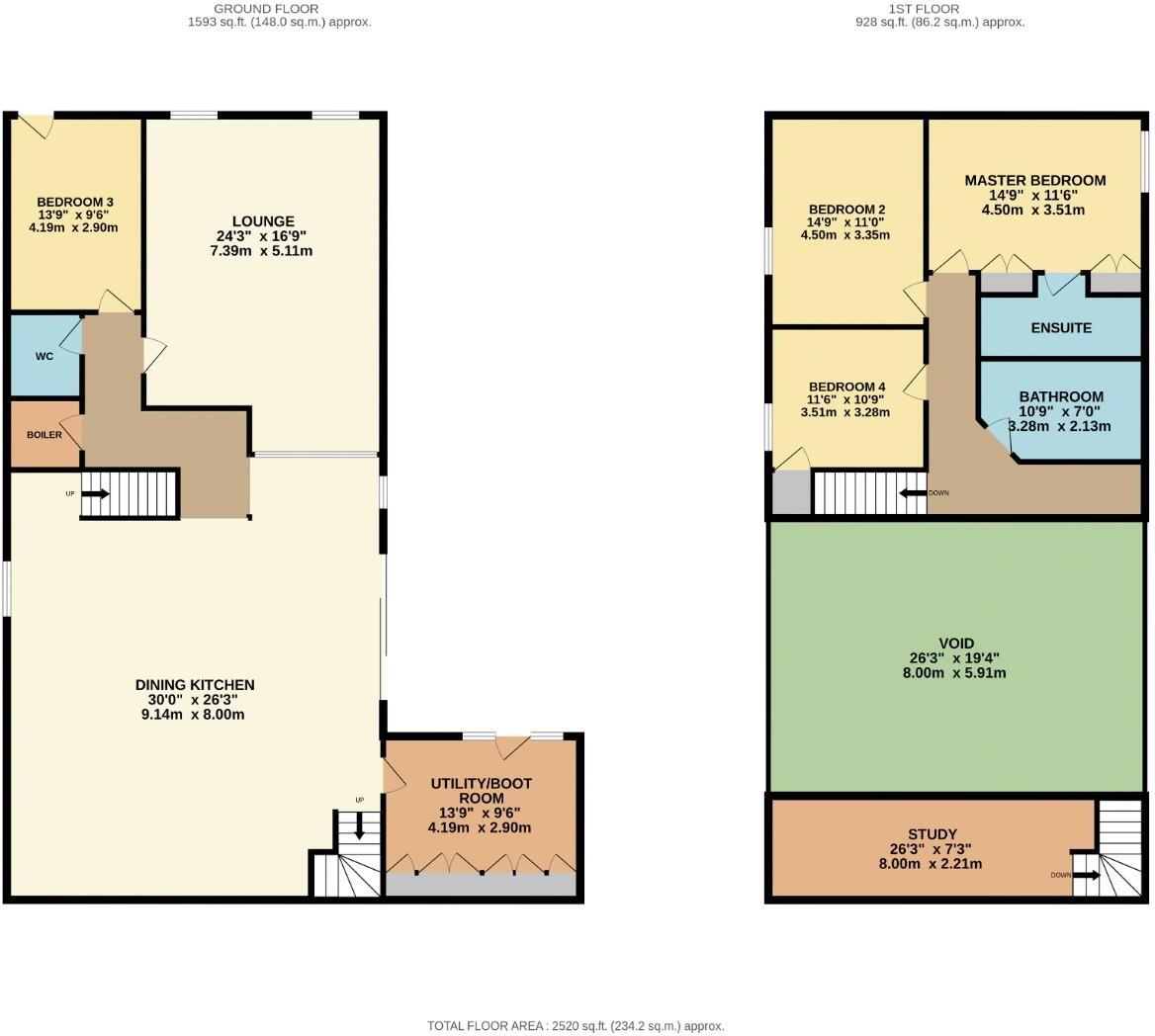 Timble, Otley floorplan