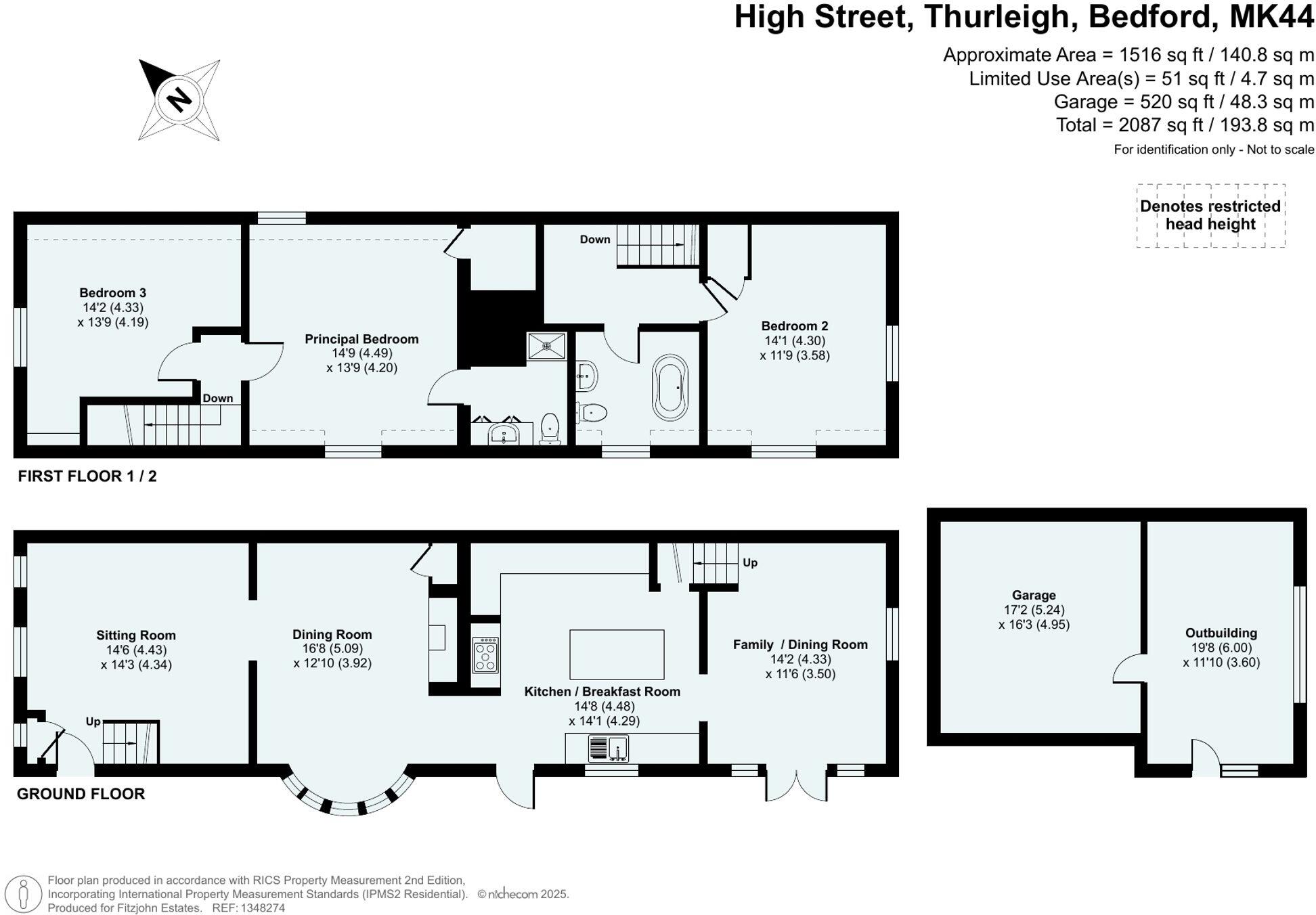 High Street, Thurleigh, MK44 floorplan