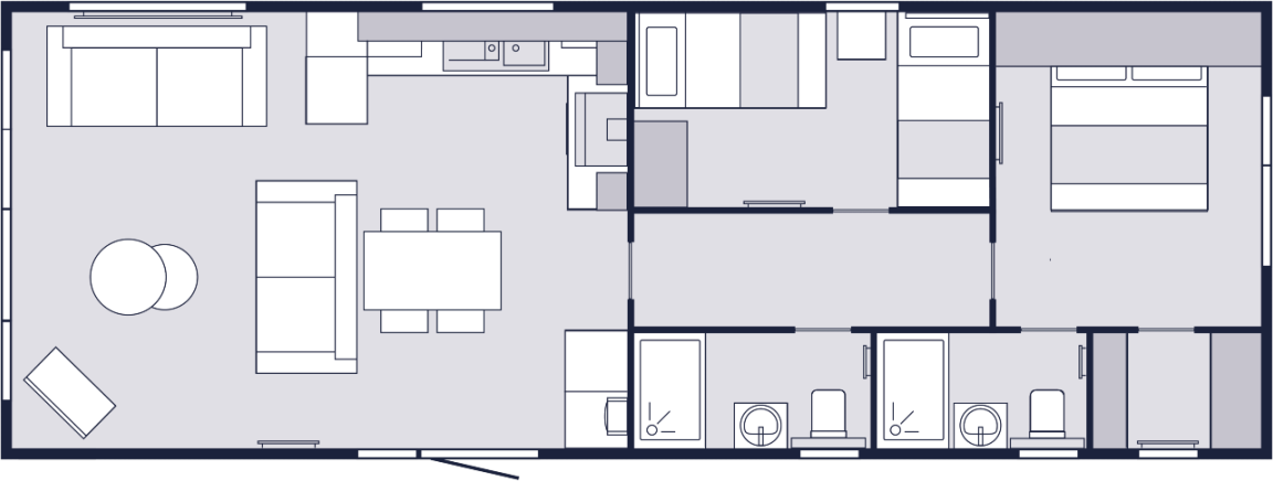 Felixstowe Beach Caravan Park, IP11 floorplan