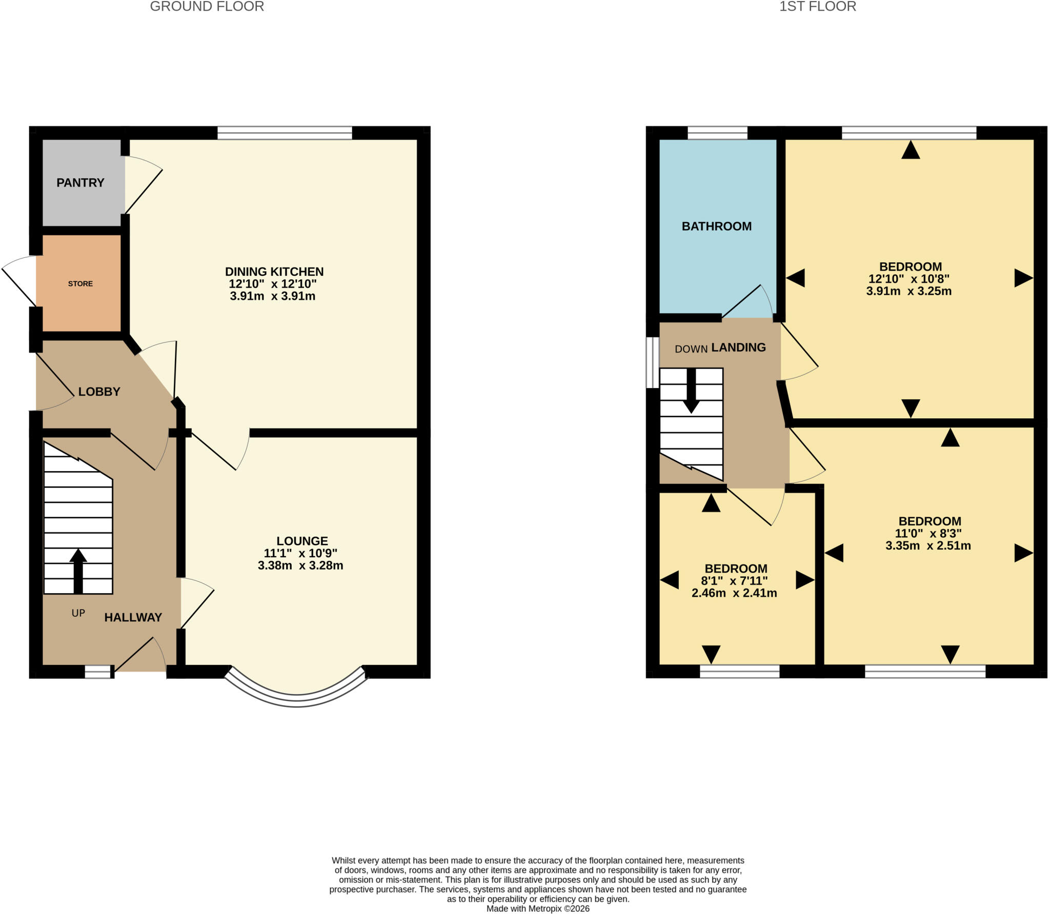 Harborough Road, Oadby, Leicestershire floorplan