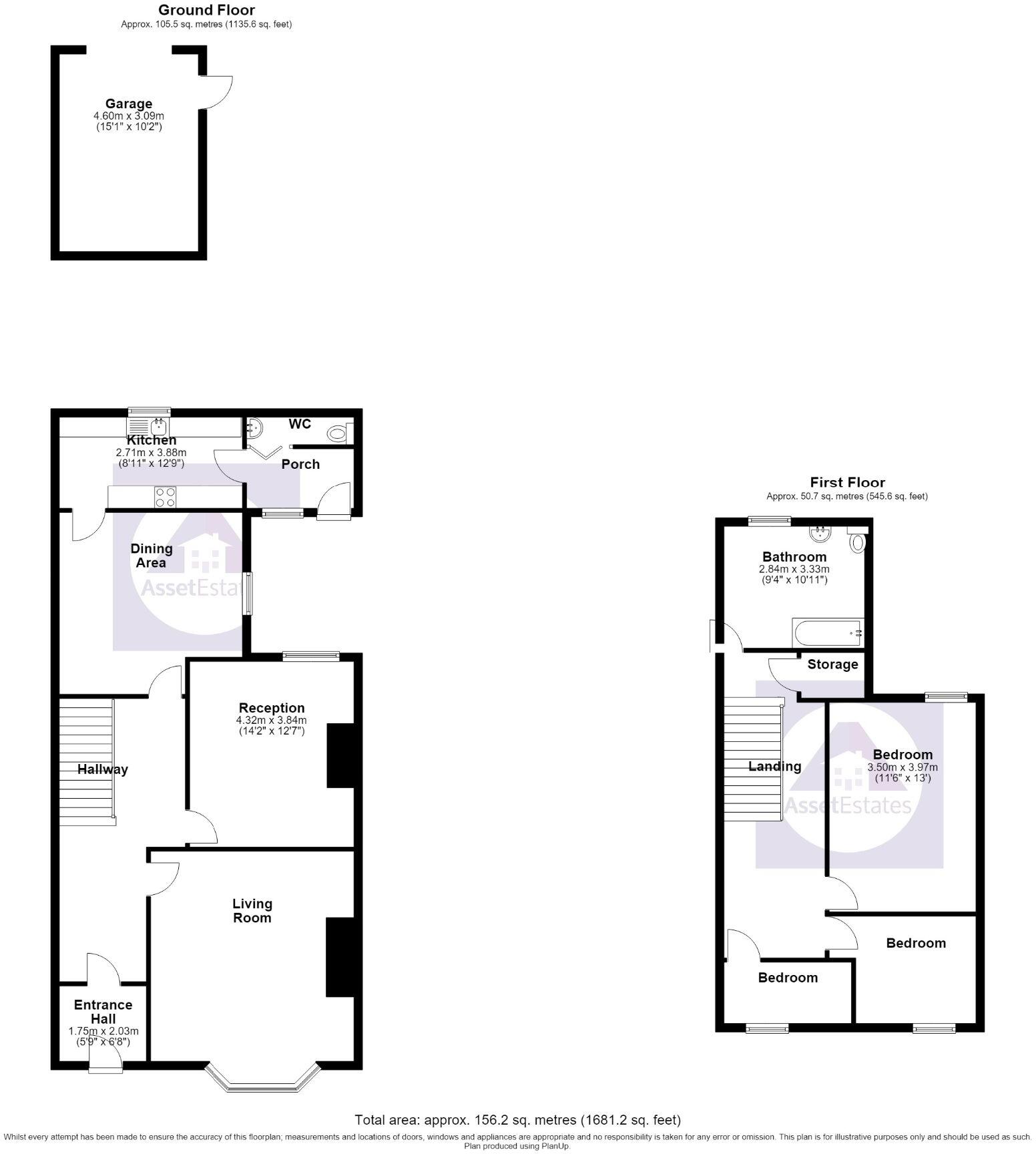 Richmond Road, Six Bells floorplan