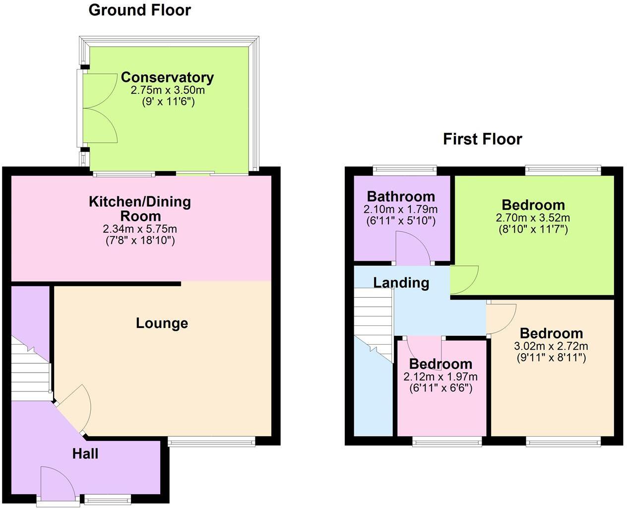Aulton Crescent, Hinckley floorplan