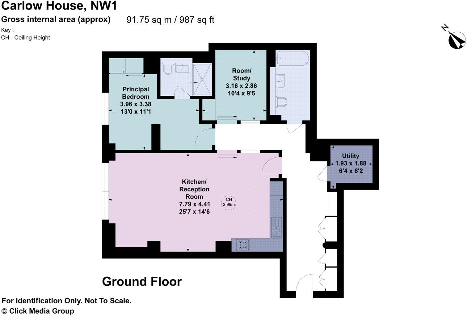Carlow Street, Camden, London, NW1 floorplan