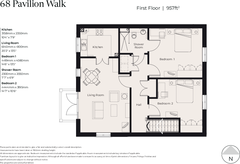 68 Pavilion Walk, Richmond Villages Letcombe Regis, South Street, Letcombe Regis, Wantage, Oxfordshire floorplan