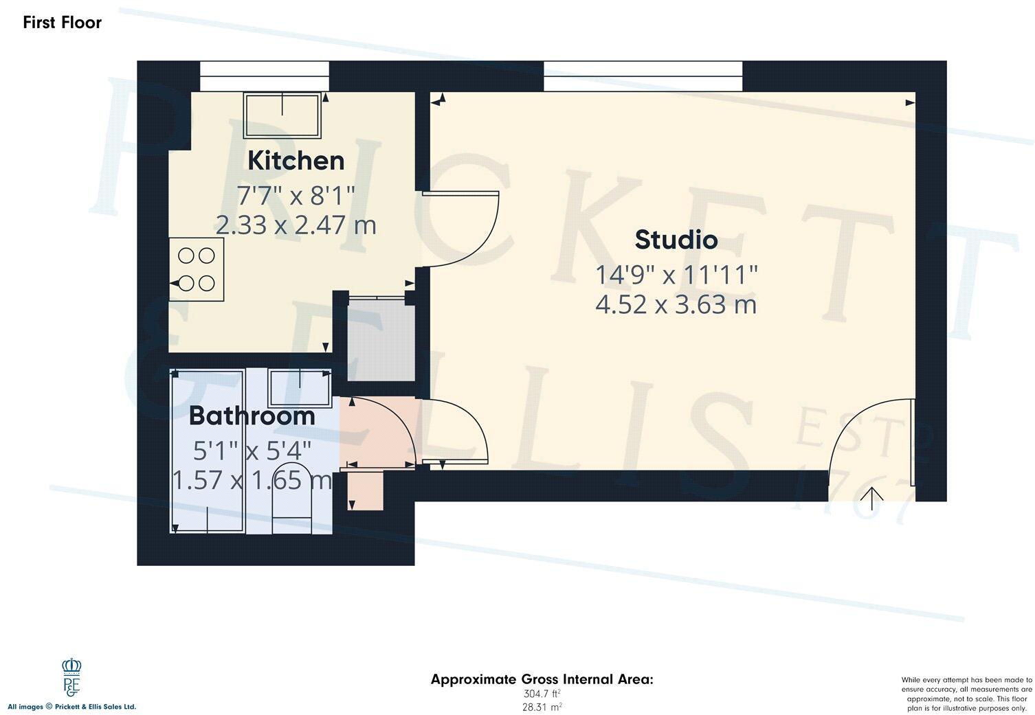 Cambridge Gardens, London, N10 floorplan