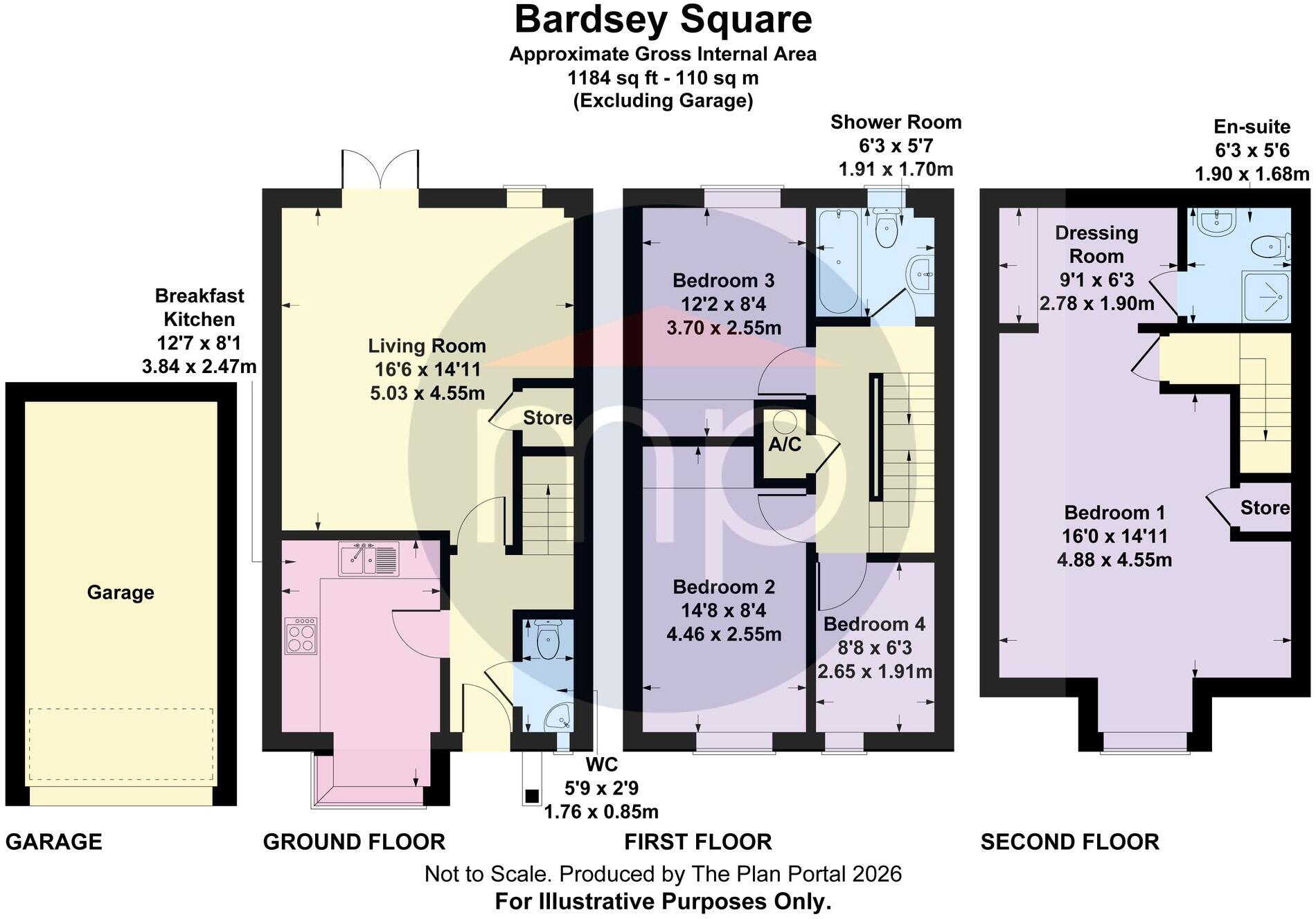 Bardsey Square, Thornaby, TS17 floorplan