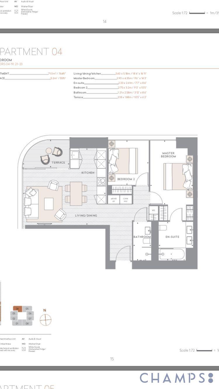 Principal Tower 2 Principal Place, Worship Street, EC2A floorplan