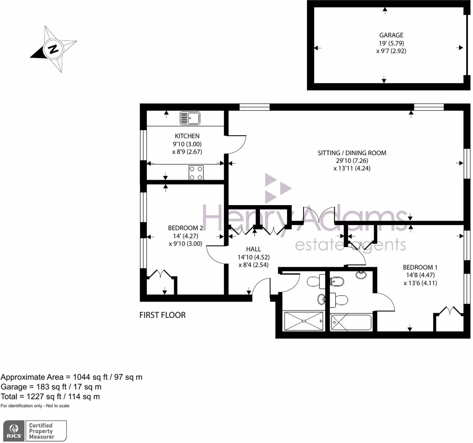 The Street, Walberton, BN18 floorplan