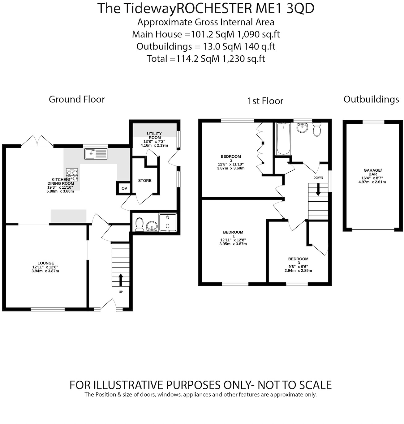 The Tideway, Rochester floorplan