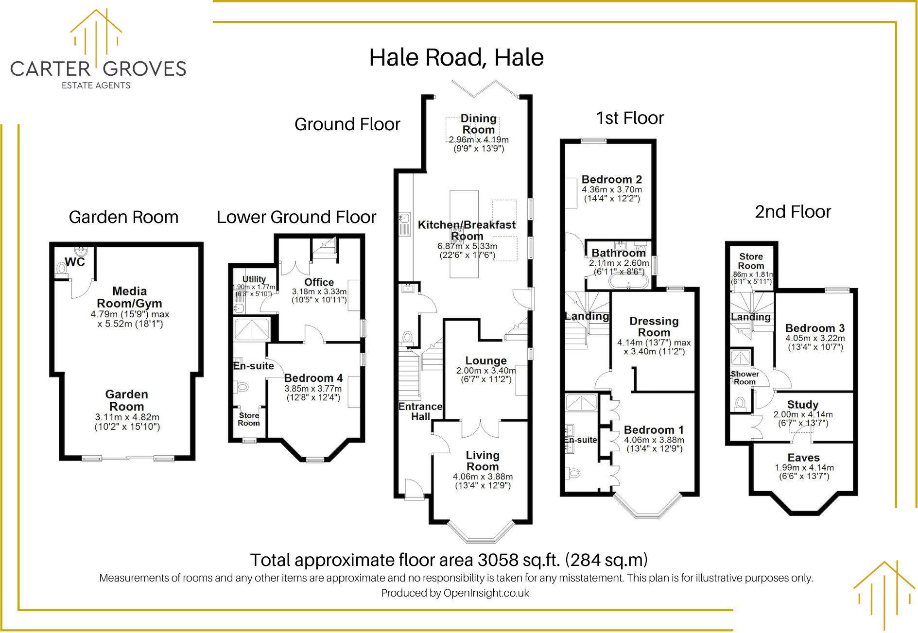 Hale Road, Hale, Altrincham, Greater Manchester, WA15 floorplan