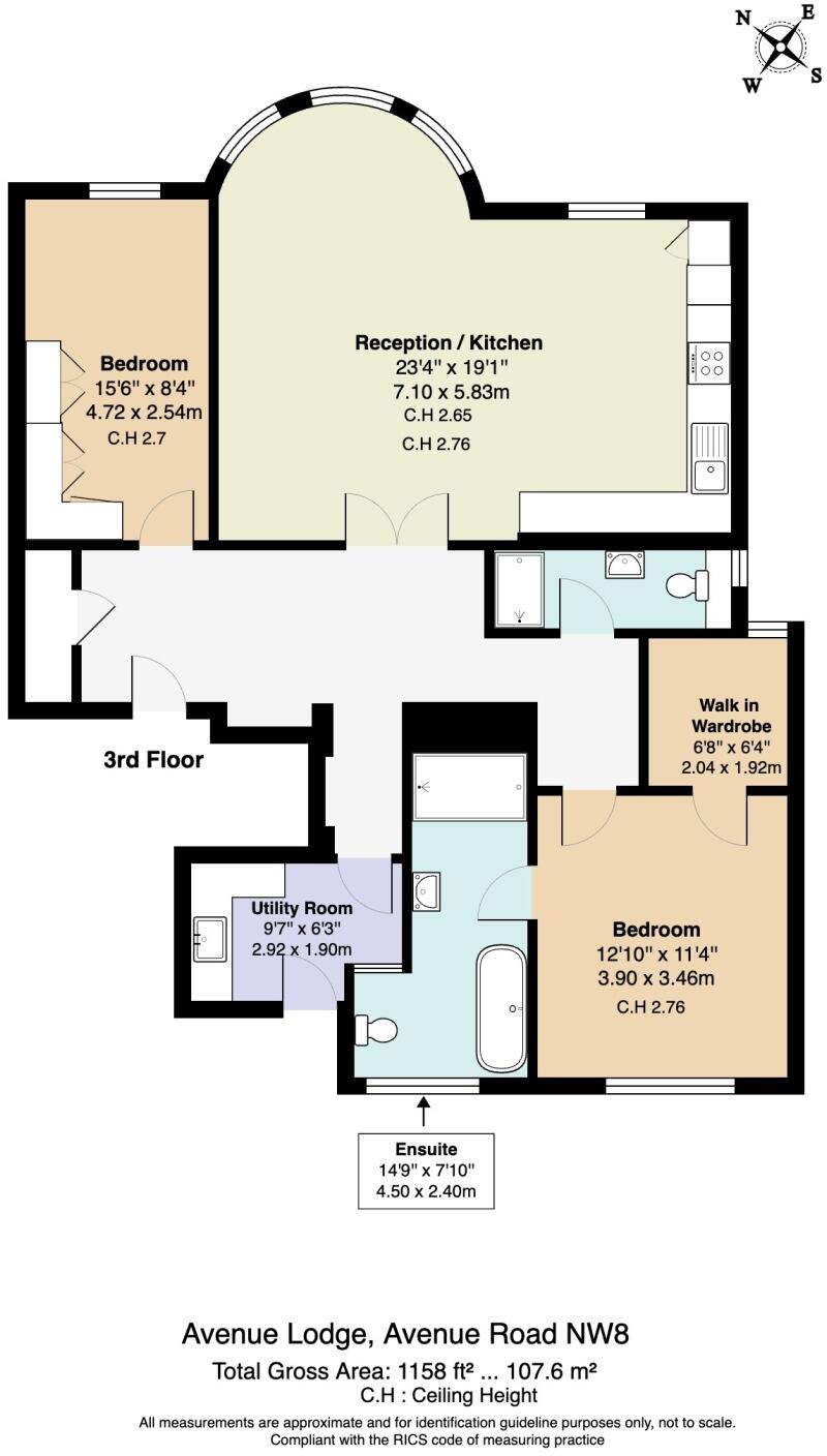 Avenue Lodge, Avenue Road, St John's Wood, London, NW8 floorplan