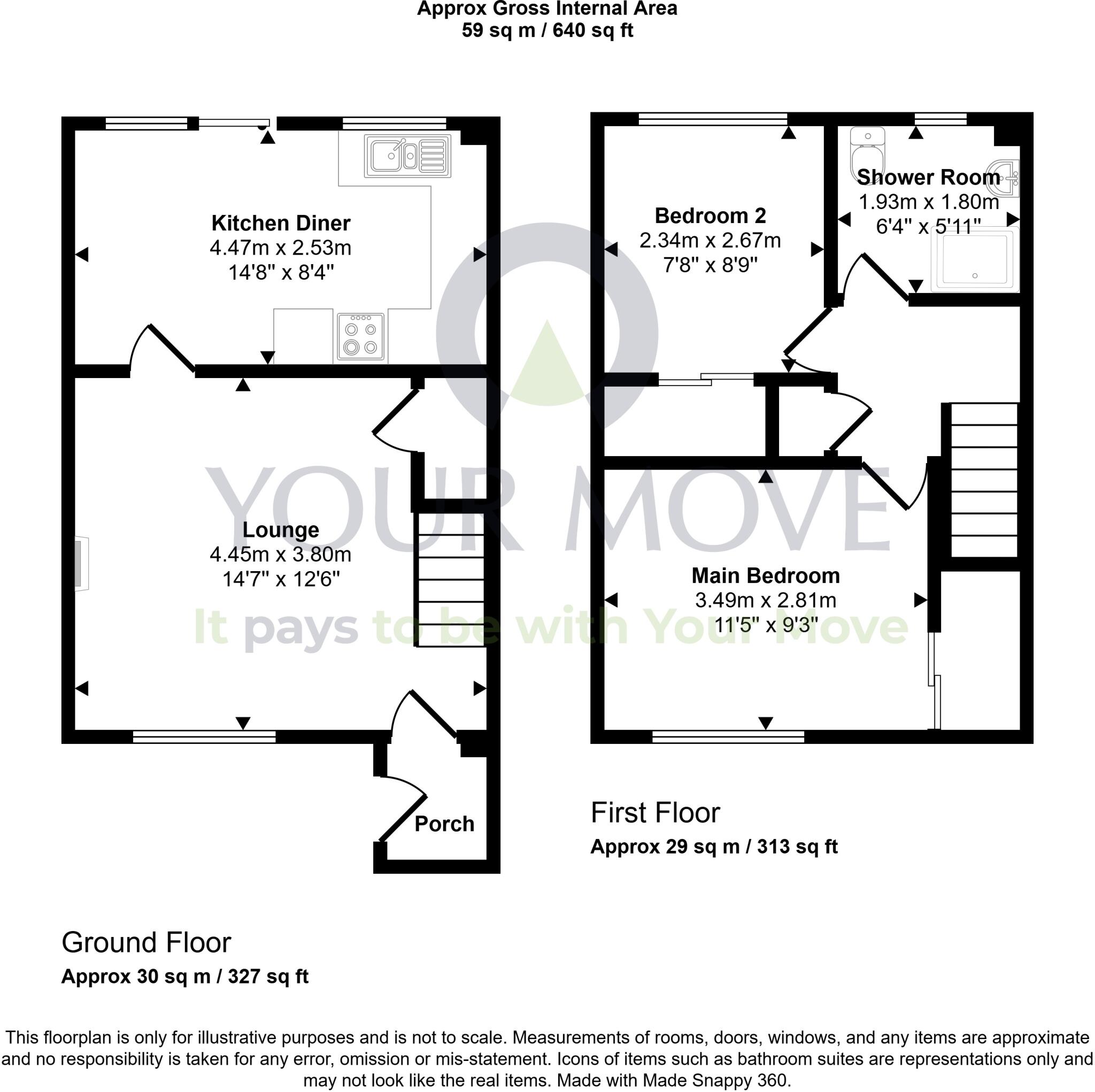 Blenheim Place, Stenhousemuir, Larbert, Stirlingshire, FK5 floorplan