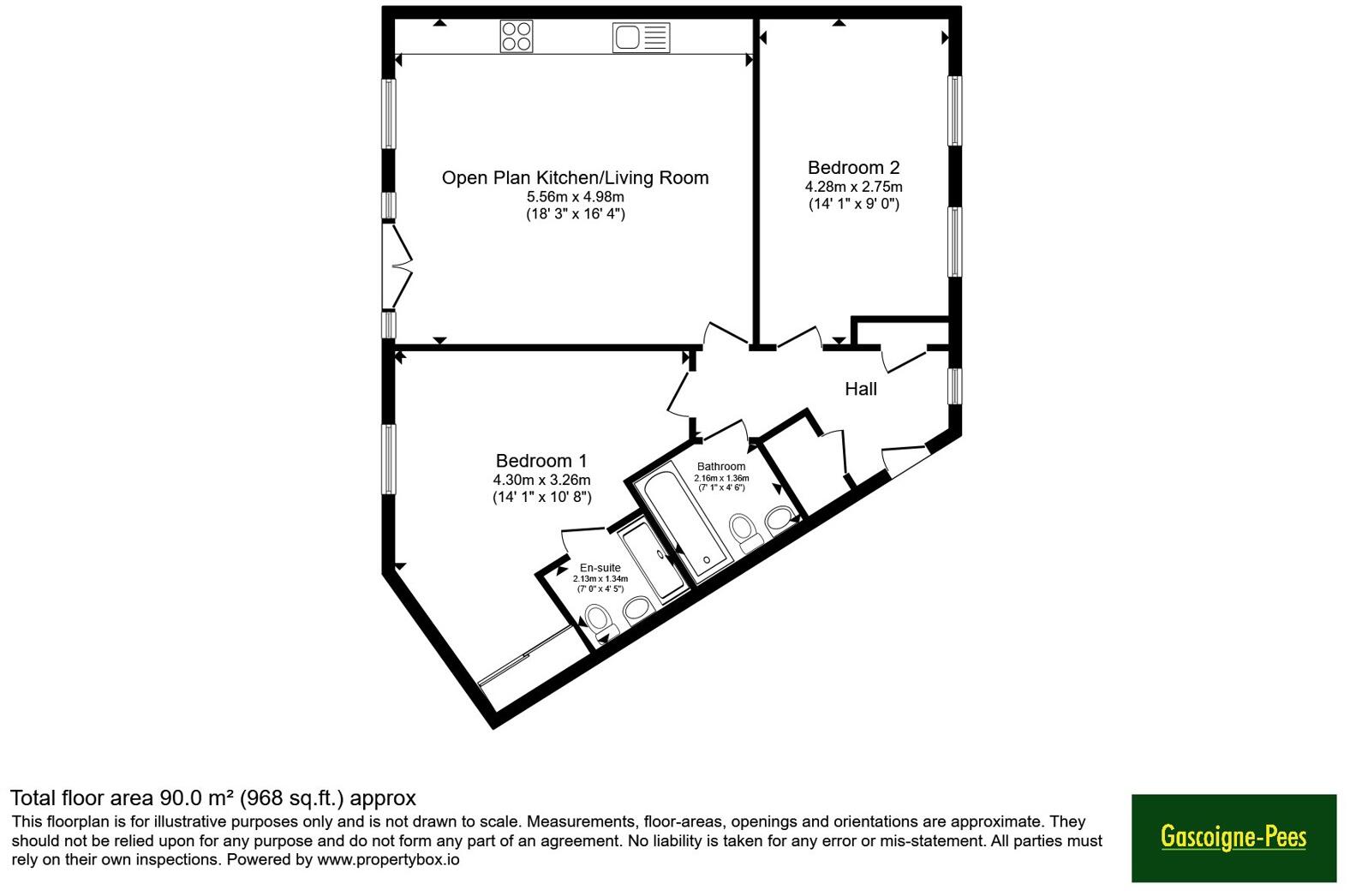 Capon Park, Faygate, Horsham, West Sussex, RH12 floorplan