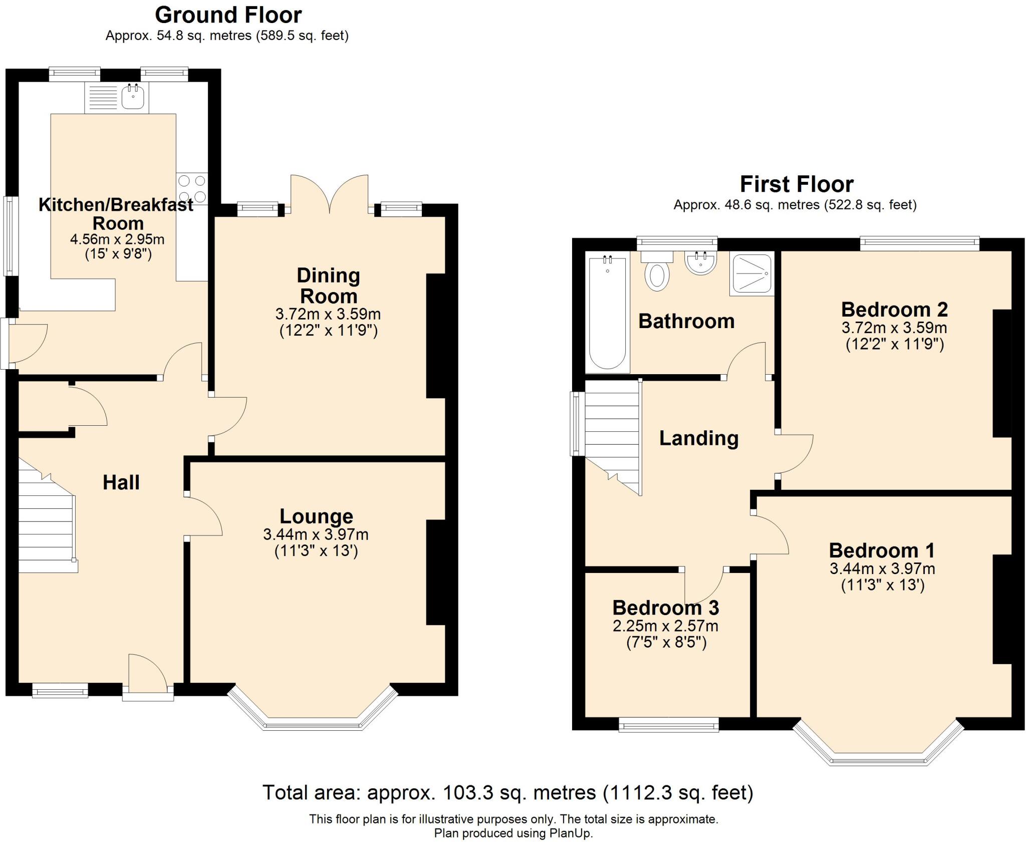 Bunyan Road, Kempston floorplan
