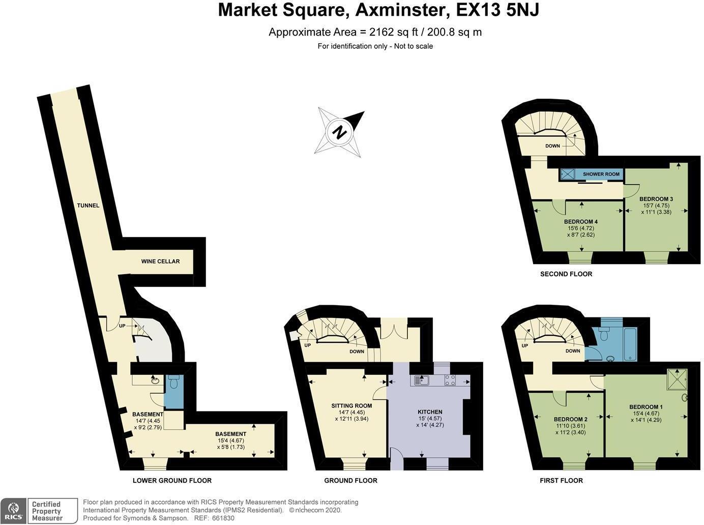 Market Square, Axminster, Devon floorplan
