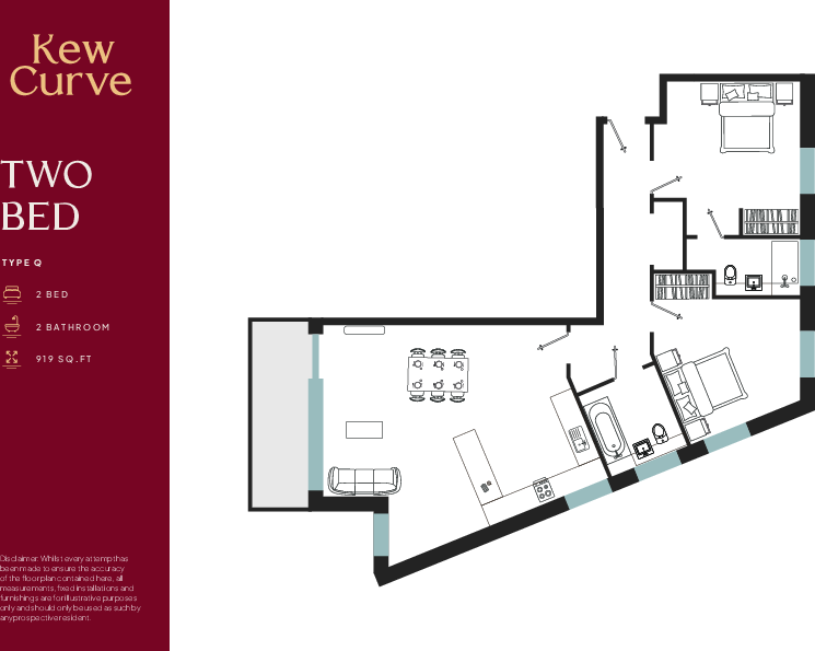 M-65,  Kew Curve, Capital Interchange Way, Brentford, TW8 floorplan
