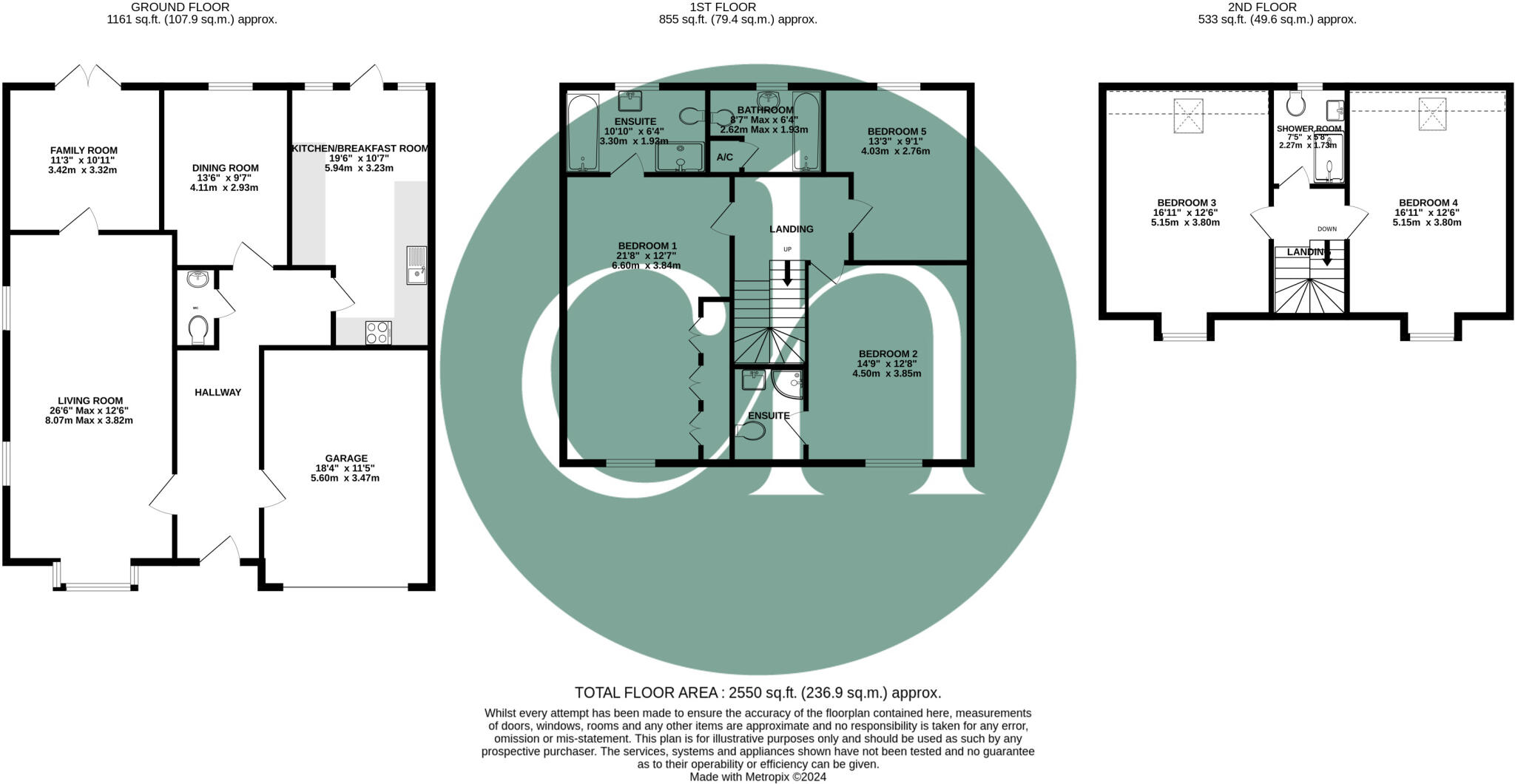 Churchway, Blunsdon, Swindon, Wiltshire, SN26 floorplan