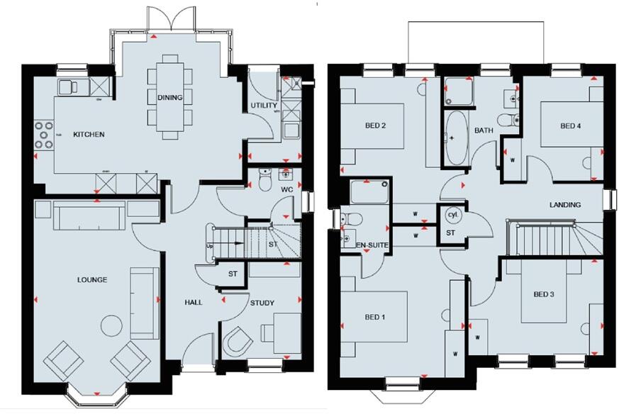 Henley Gate, Ipswich floorplan