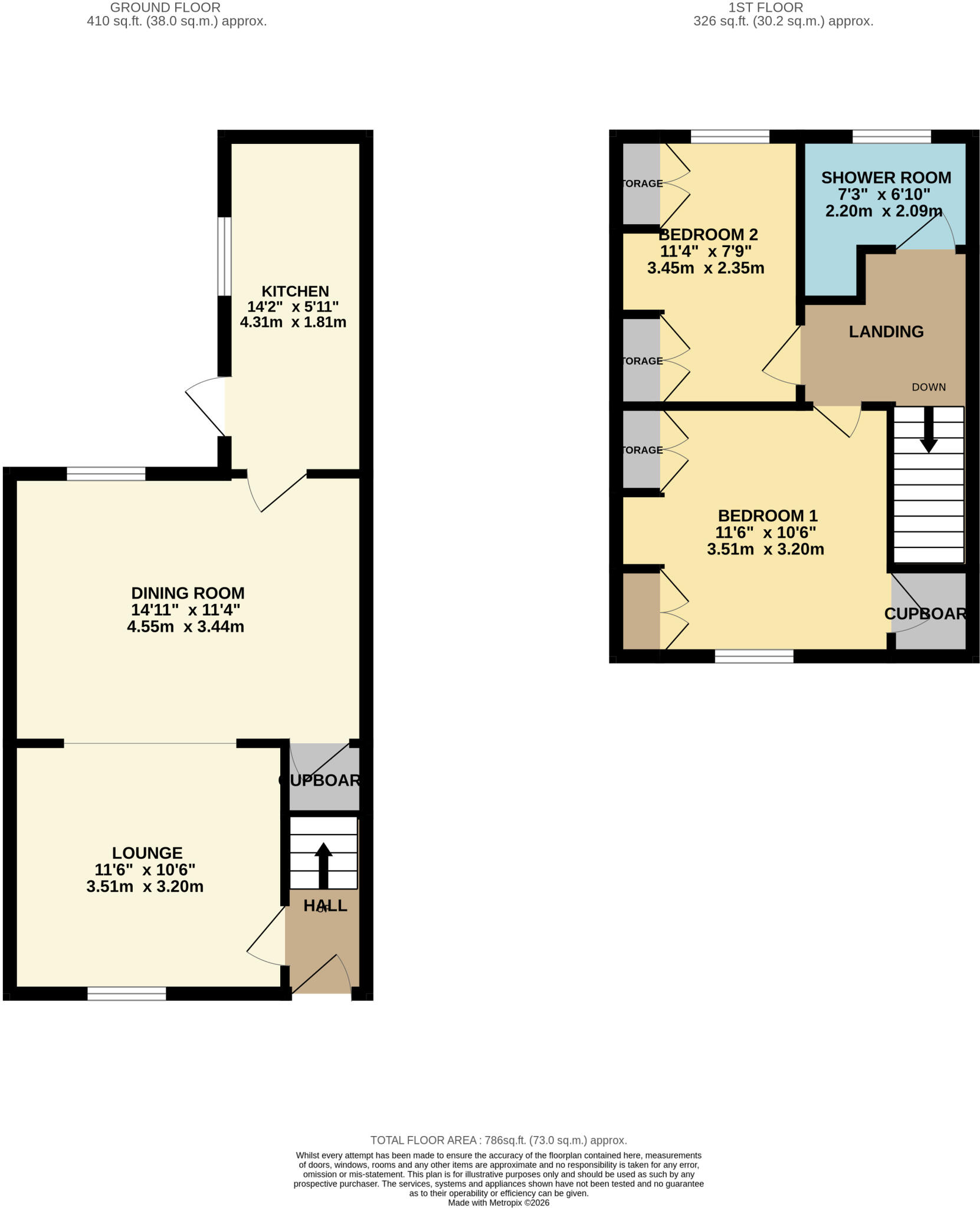 22, Dale Street, Ferryhill, DL17 floorplan