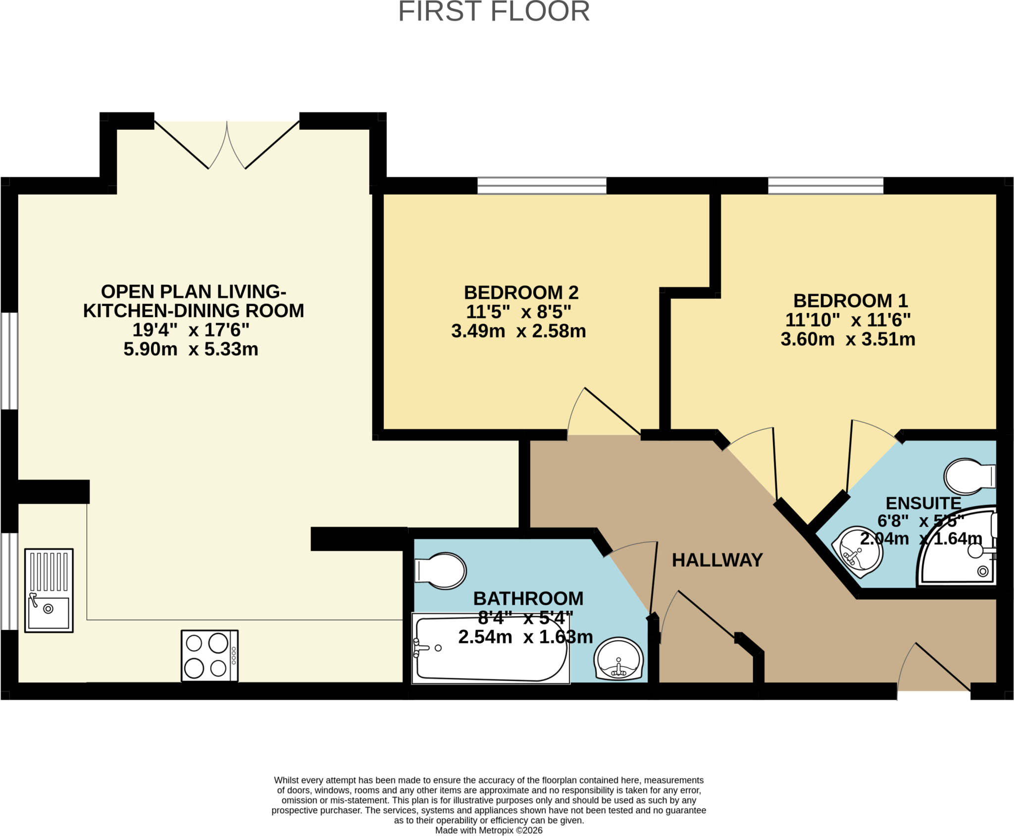 Apartment 8, 15 Robertsons Way, Droylsden floorplan