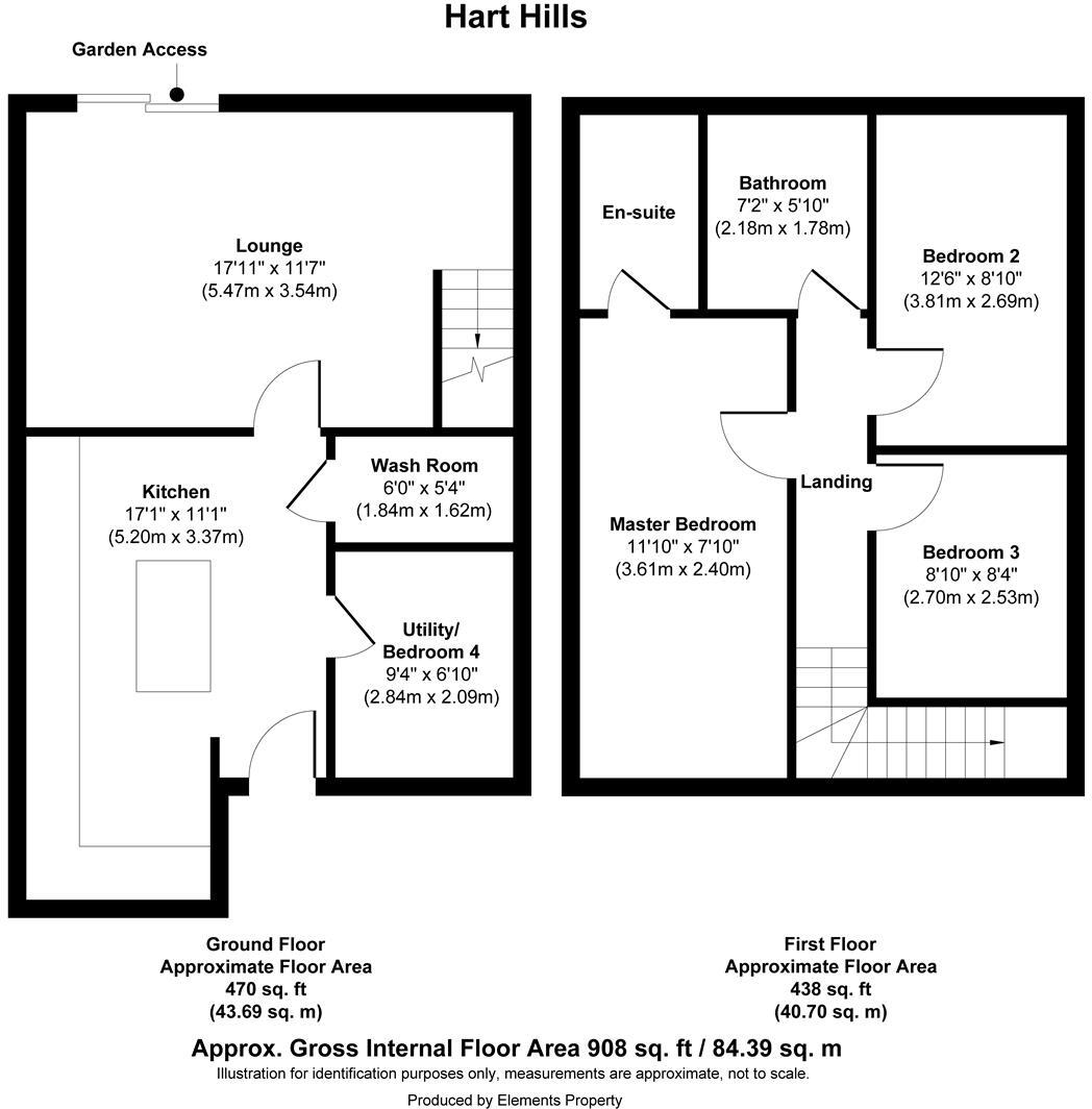 Hart Hills, Hemingfield, Barnsley floorplan
