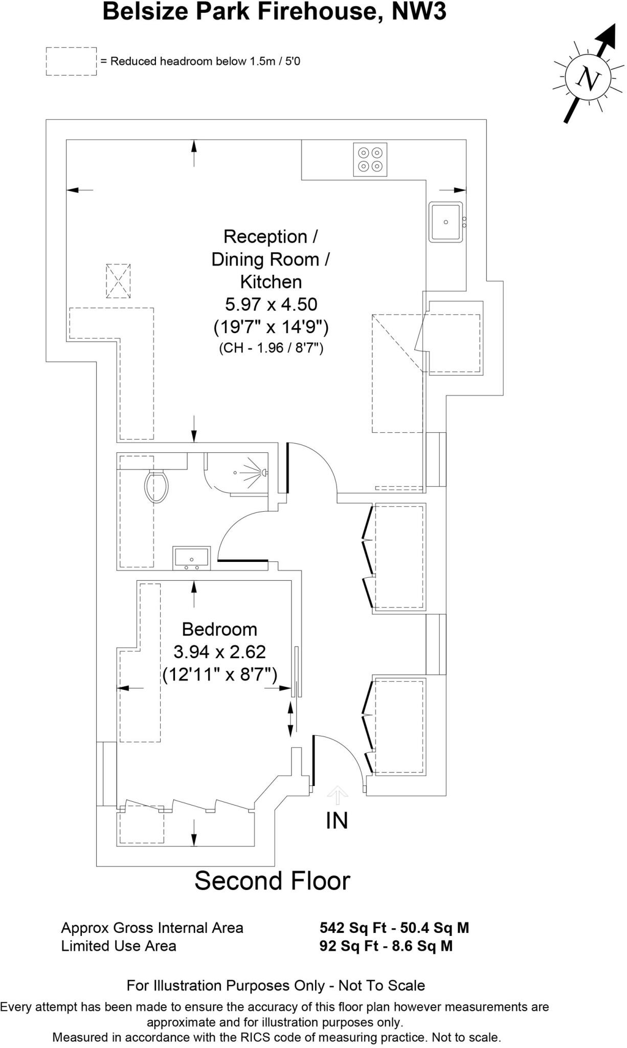 Belsize Park Firehouse, Belsize Park, NW3 floorplan