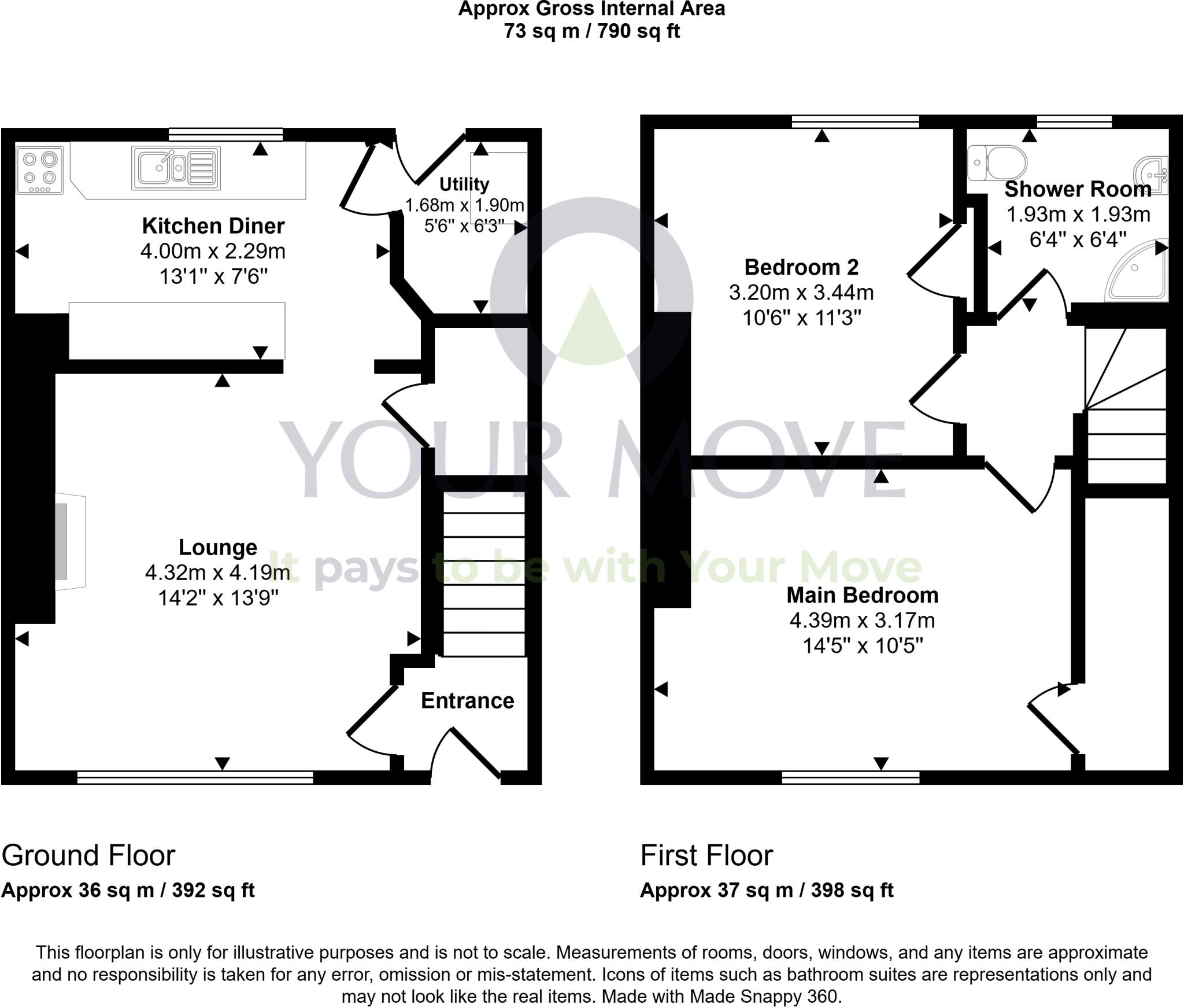 Zetland Drive, Laurieston, Falkirk, Stirlingshire, FK2 floorplan