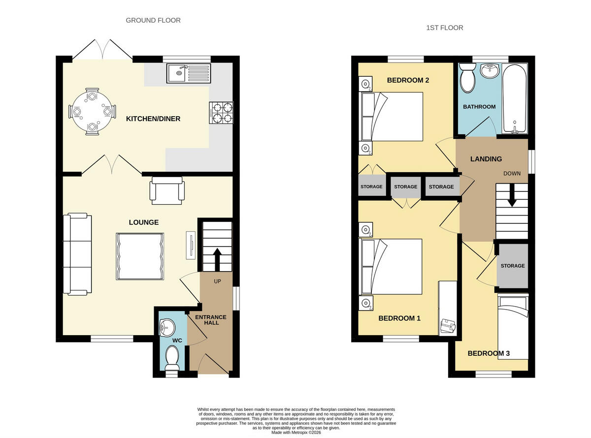 Poppy Close, Worlingham, Beccles floorplan