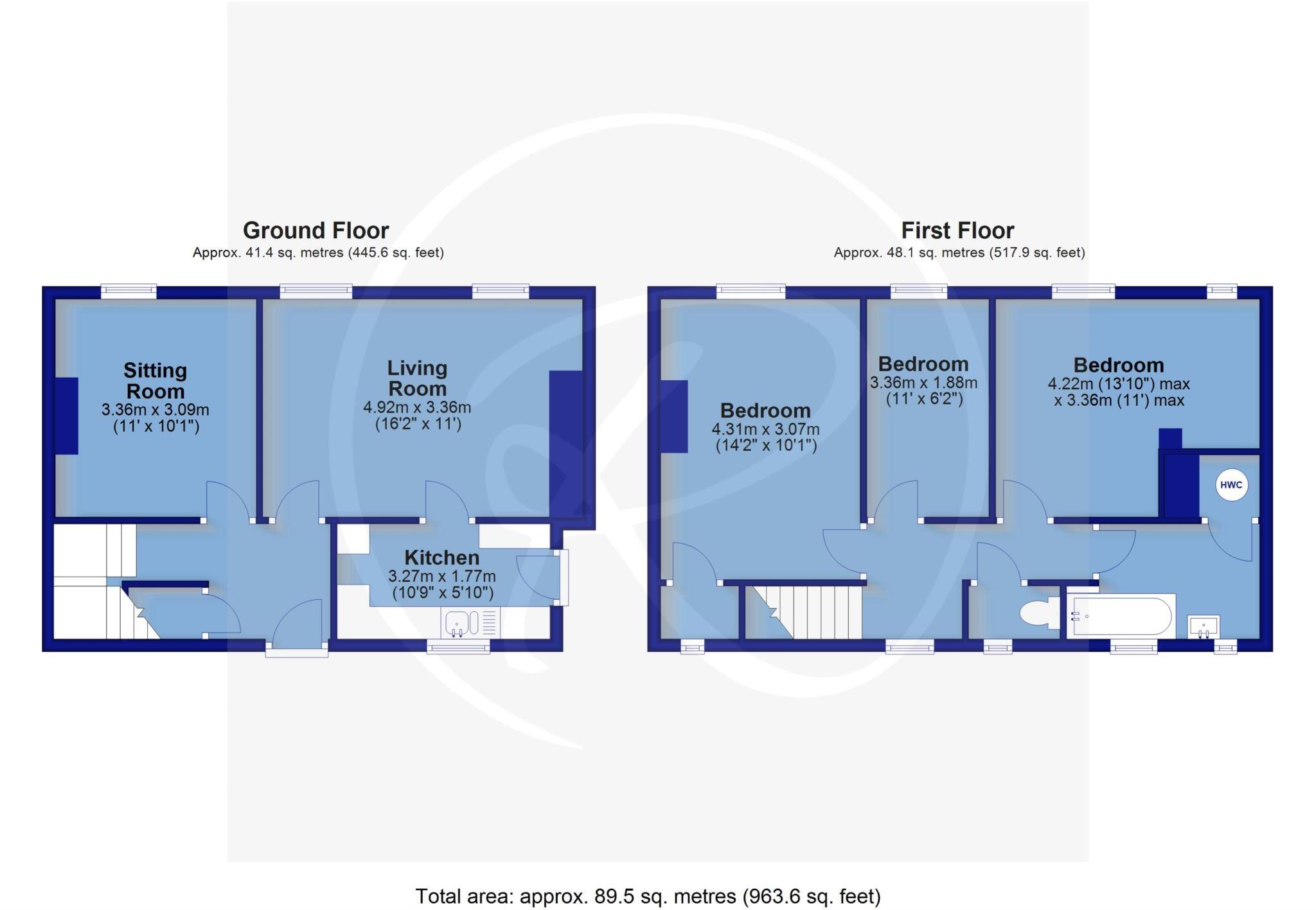 Glebe Houses, Abbotsham floorplan