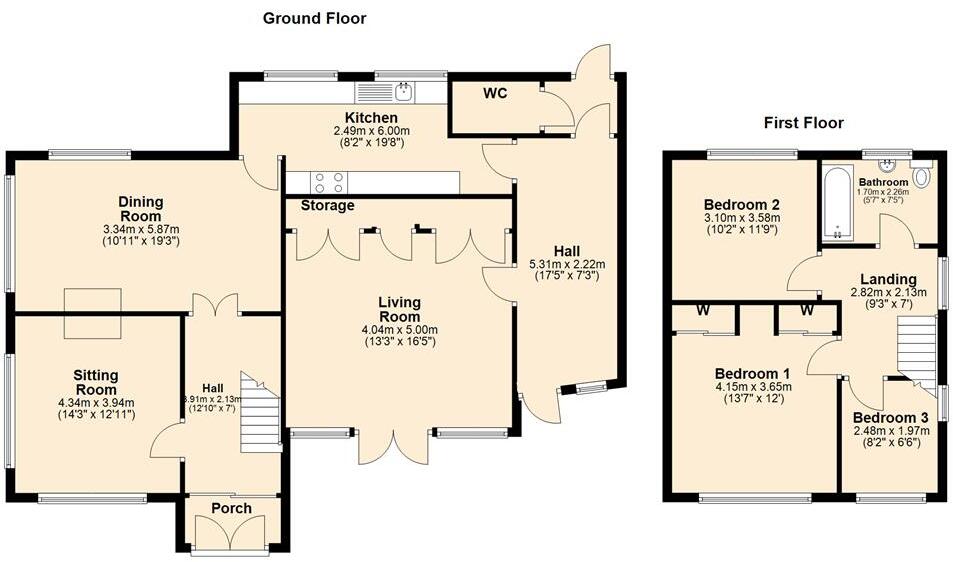 New Street, Burntwood floorplan