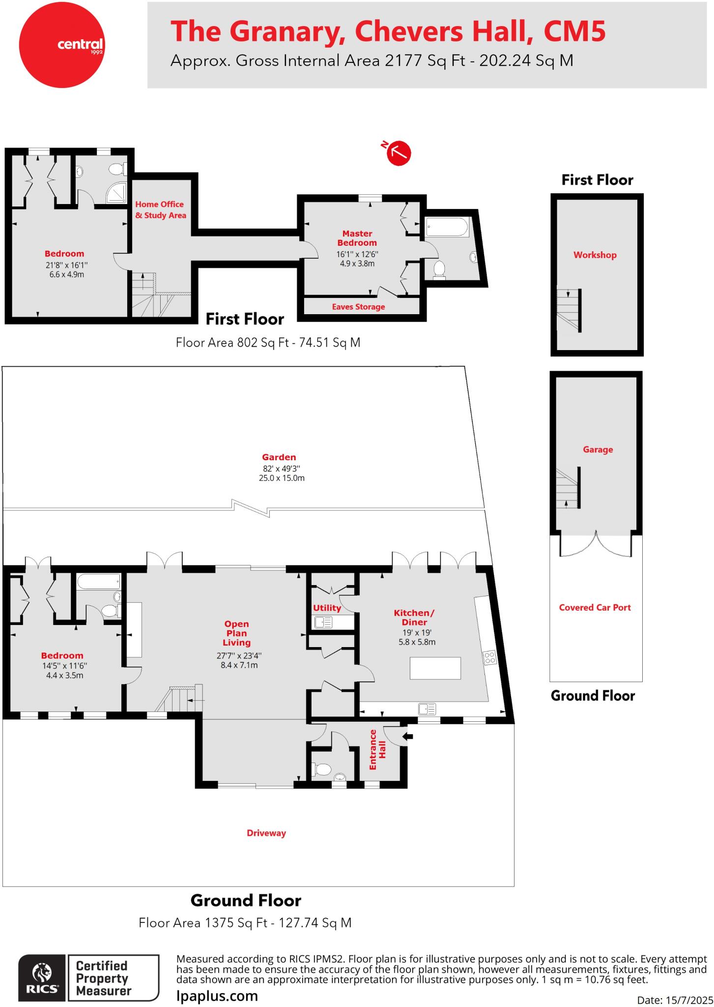 Chevers Hall, High Ongar, Essex, CM5 floorplan